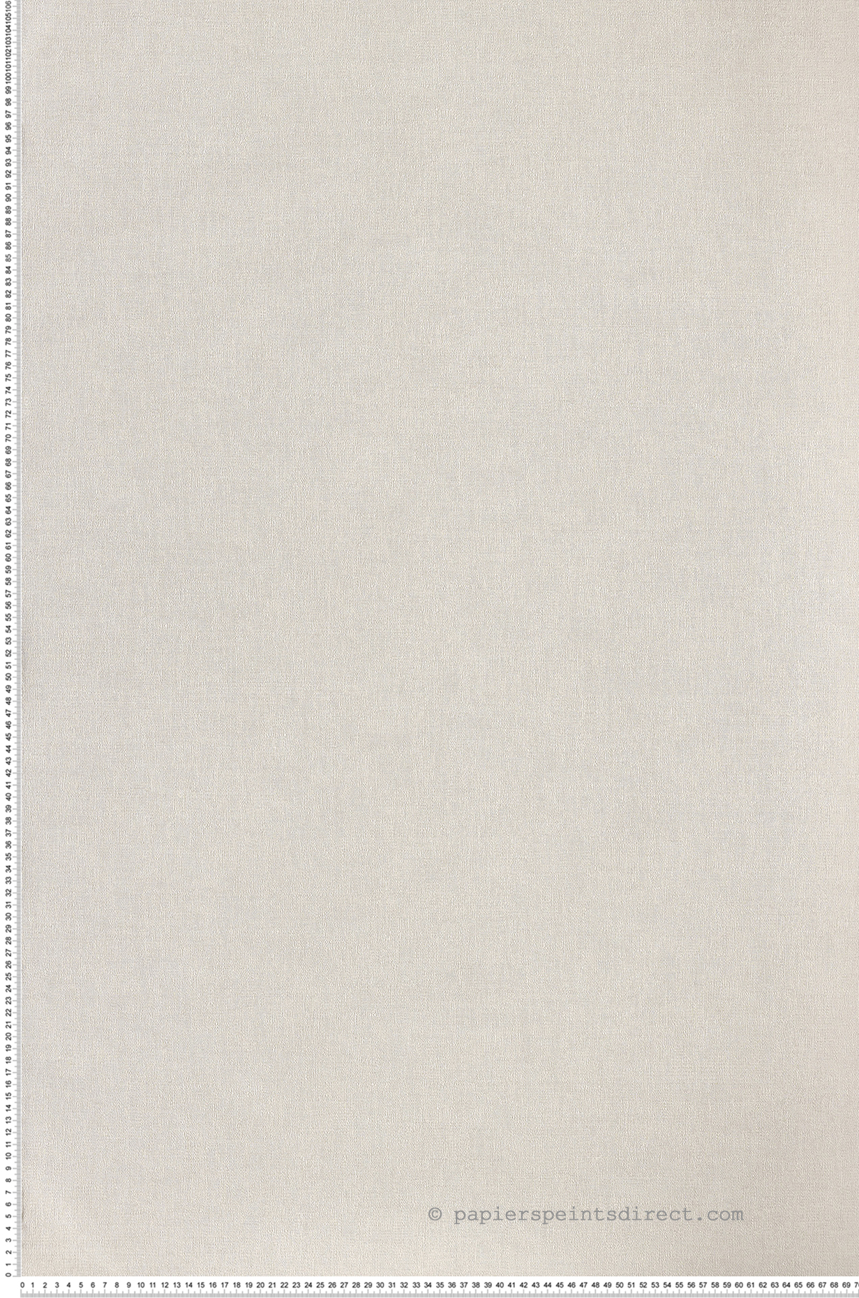 Papier peint Faux Uni Rhodium ivoire - Alliages de Casamance | Réf. CAS-75020100