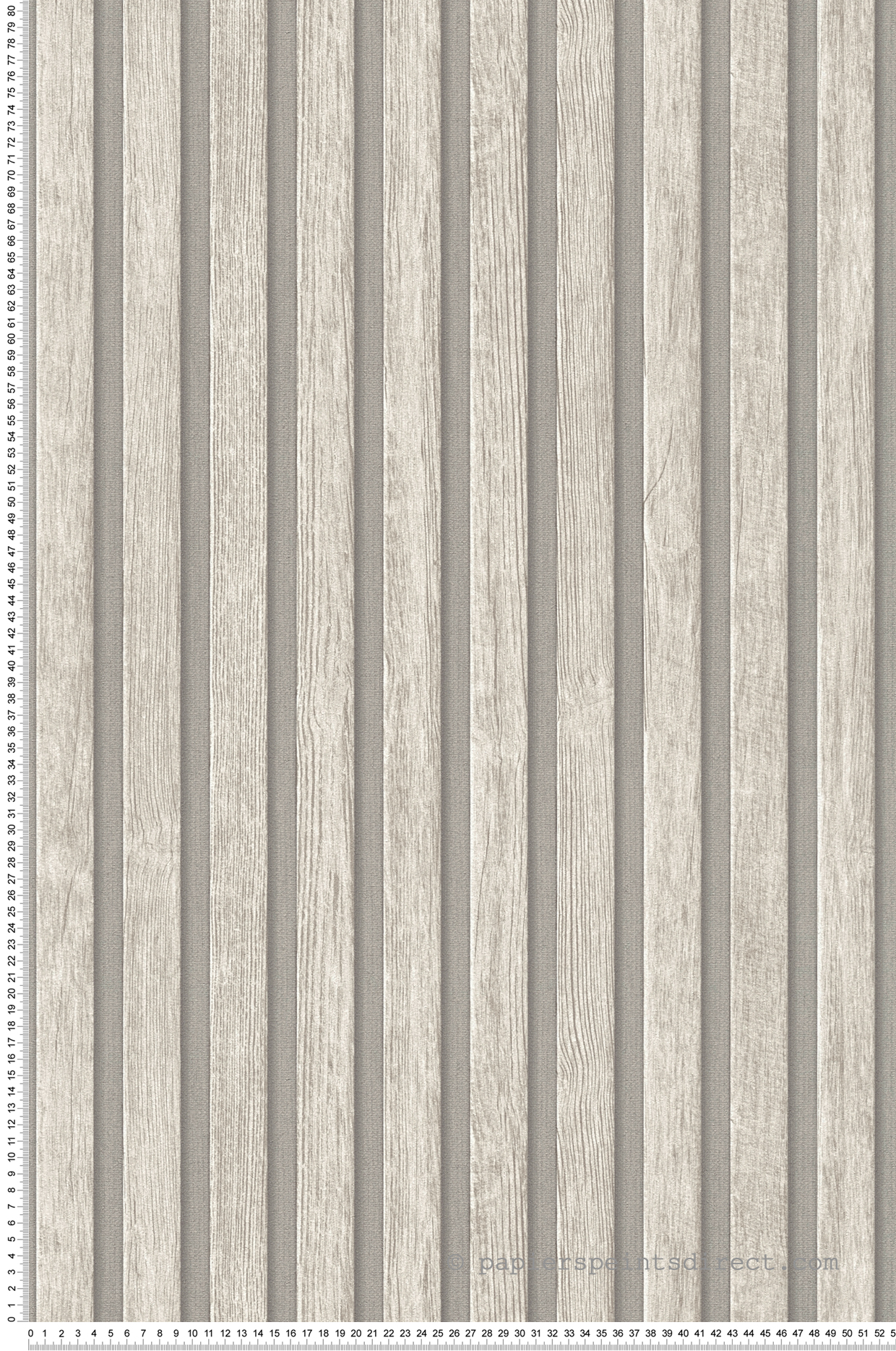 Papier peint Tasseaux Bois Chêne blanchi - Pintwalls 2 d'A.S. Création | Réf. AS-391095