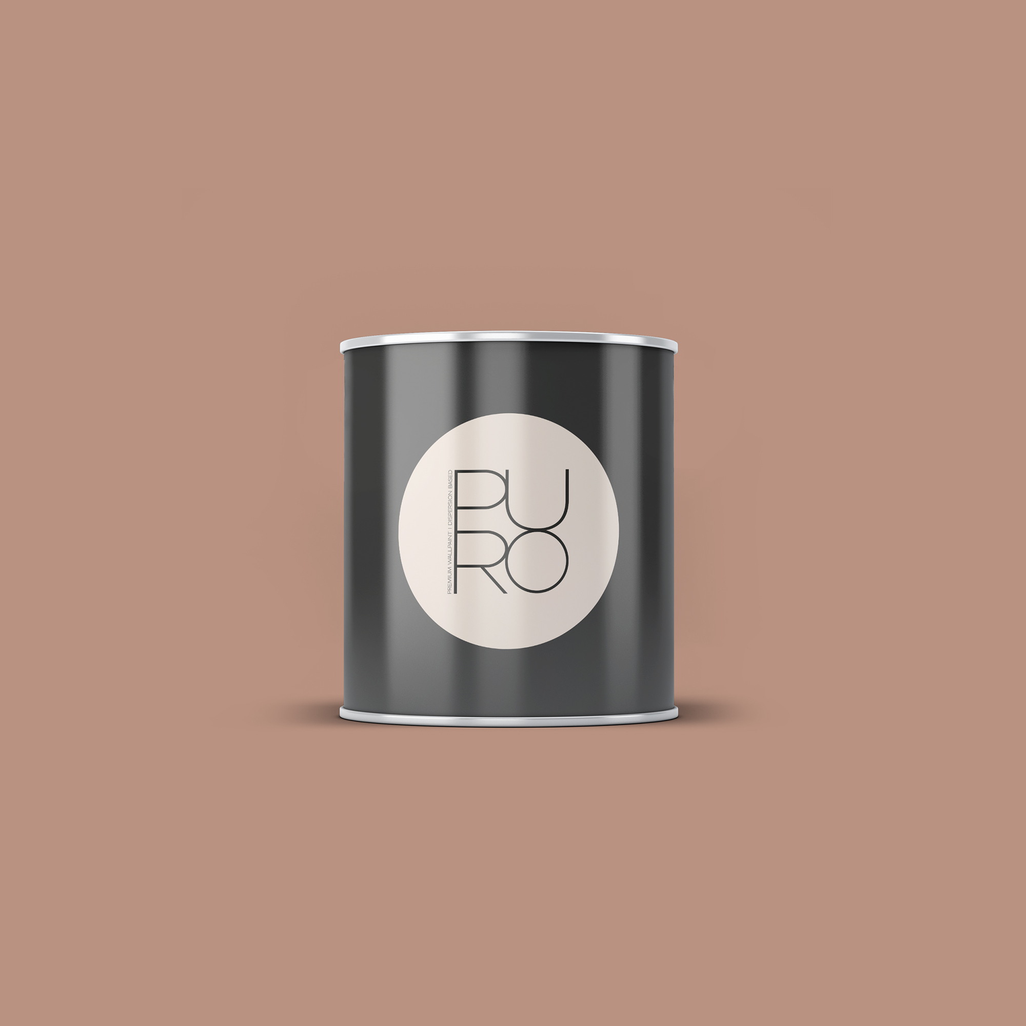 Image d'un pot de 1 litre de peinture Puro marron rosy beige - c2025