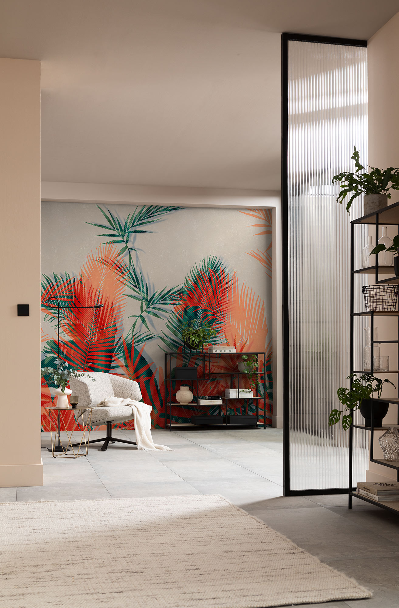 Papier peint panoramique Tropical Trip Feuille - Papier peint Komar Flair