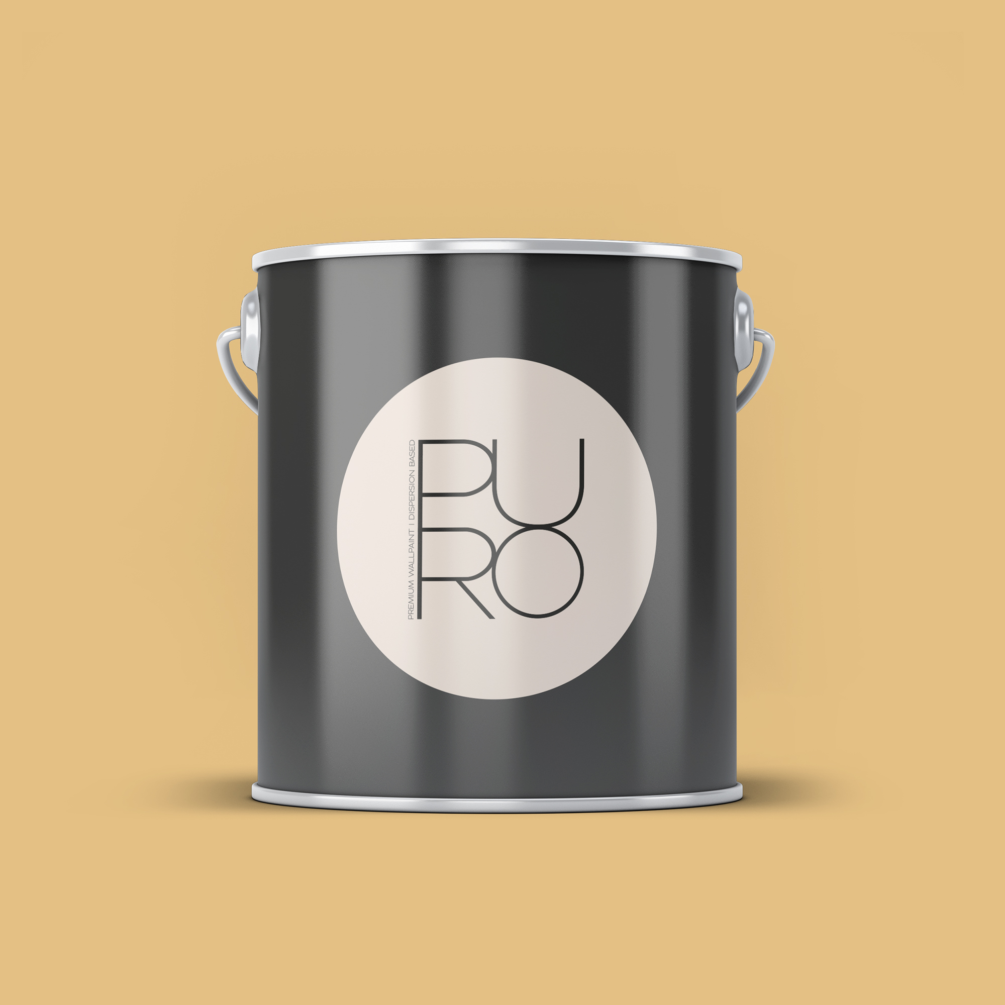 Image d'un pot de 2,5 litres de peinture Puro jaune sunny yellow - c8000