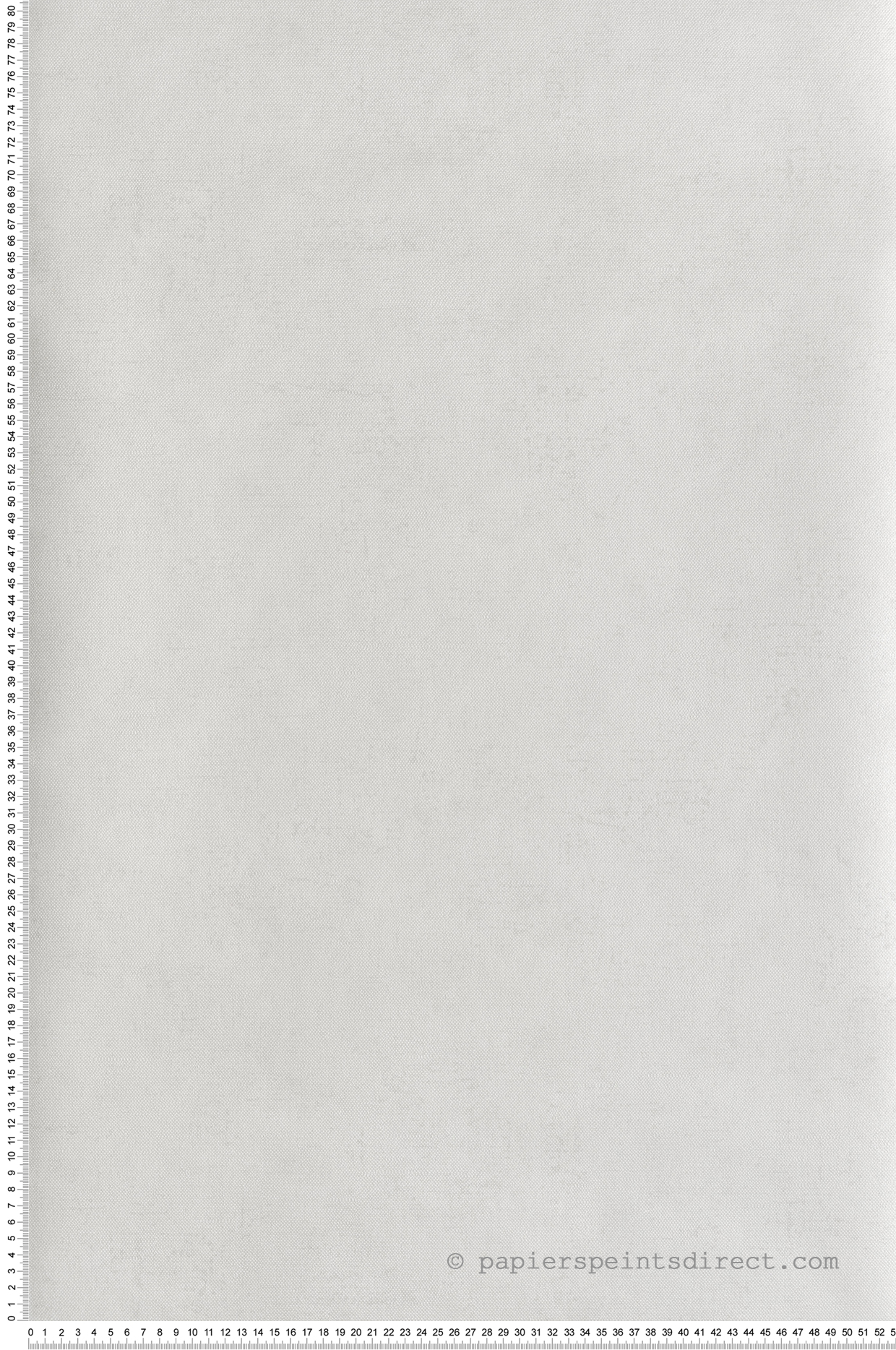 Papier peint Faux Uni Coton Lys blanc craie métallisé - Kimono de Masureel | Réf. MAS-ARC801