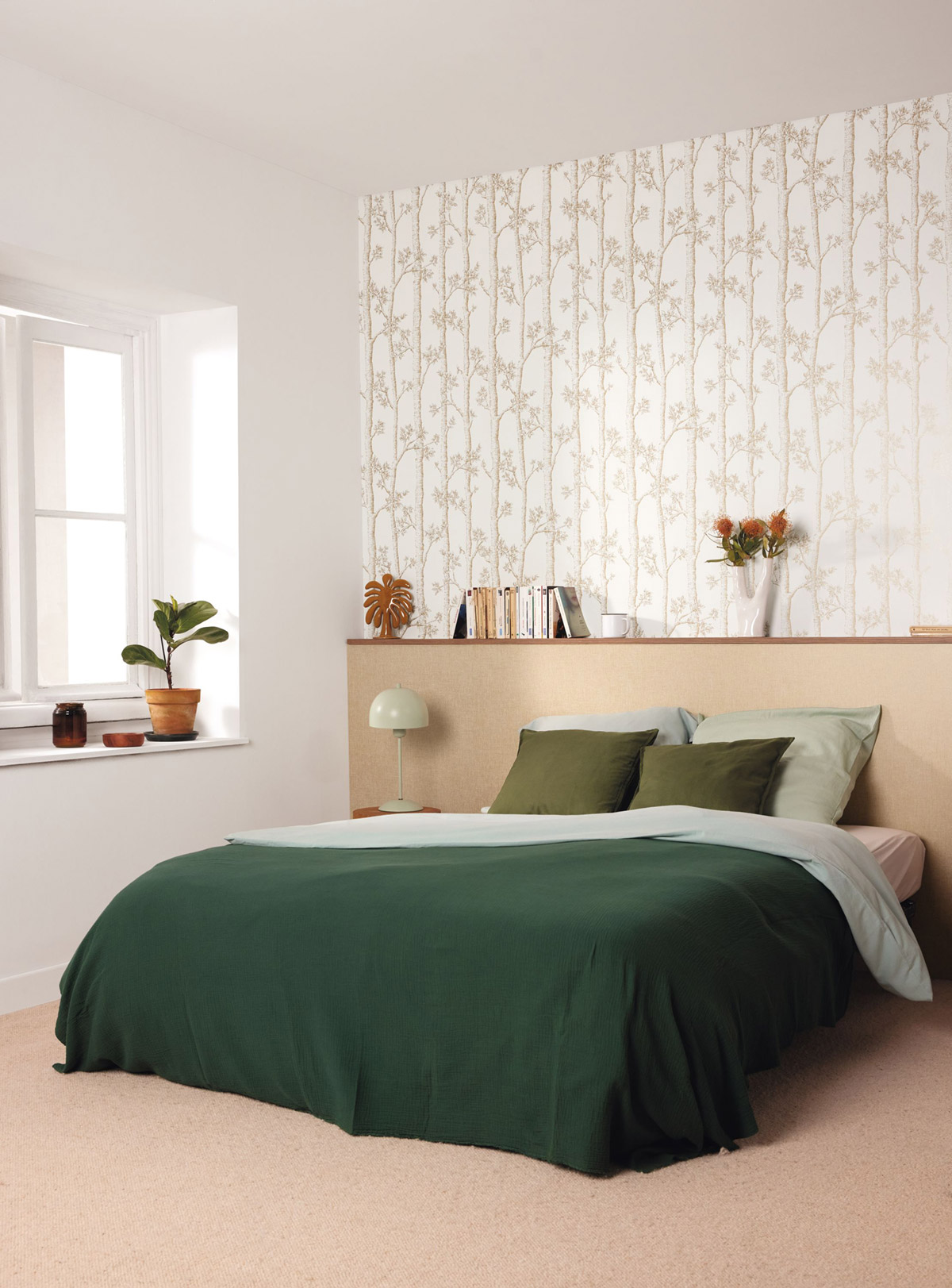 Papier peint Uni Lin métallisé doré - Balade de Casélio AMB3| Réf. BLD100601520