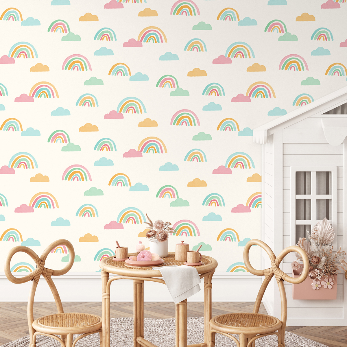 Papier peint Arc en Ciel multicolore - Imagine de Lutèce | Réf. LTC-DL27562