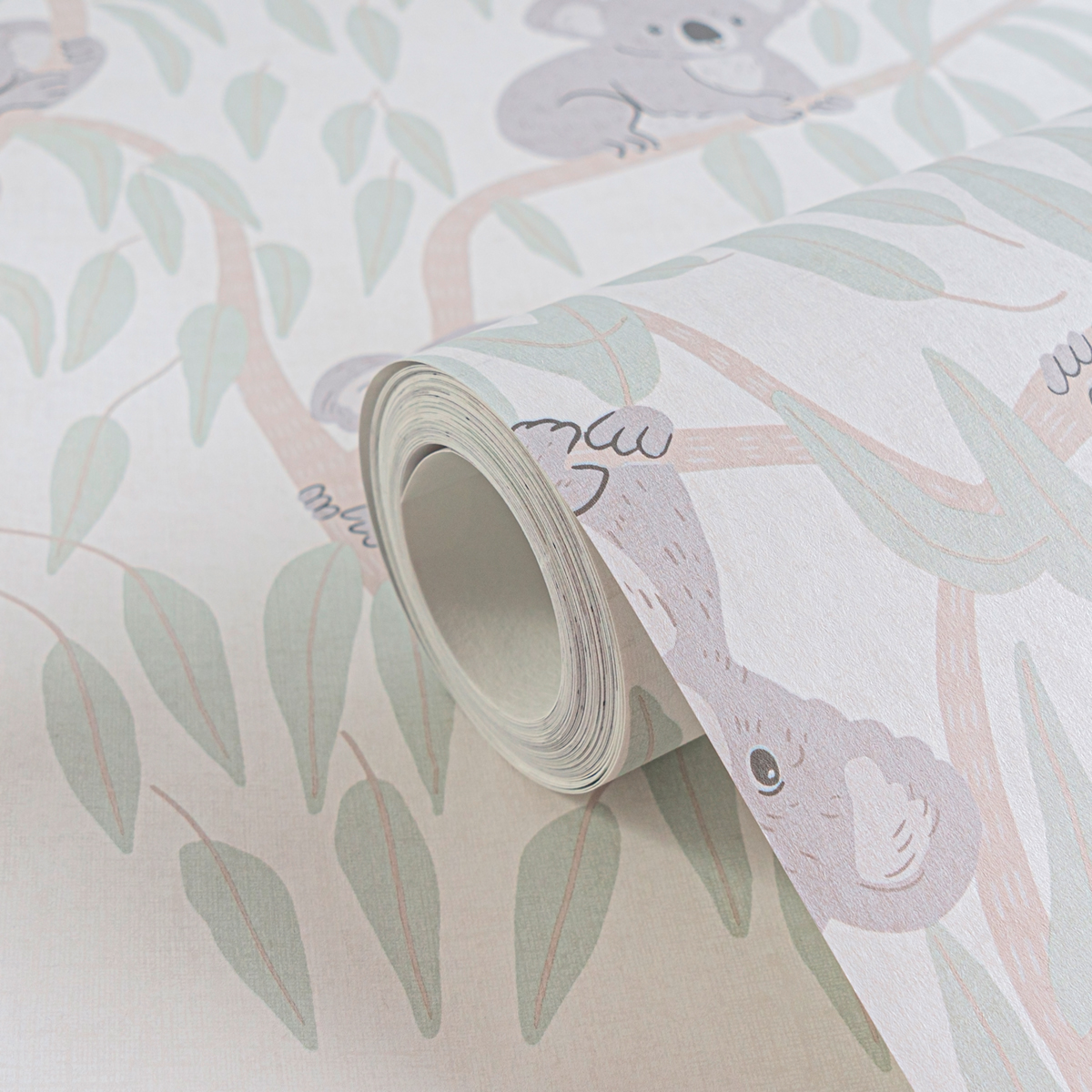 Papier peint Enfant Koala gris - Lilly & Luis d'A.S. Création AMB7 | Réf. AS-771341