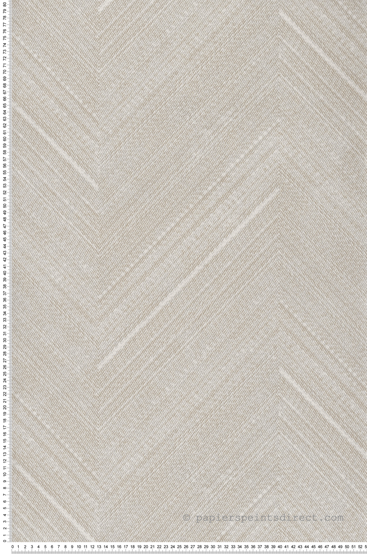 Papier peint Tissage Chevron grège - Shamal de Montecolino | Réf. MC-NHW1019