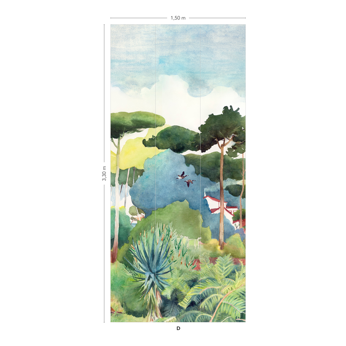 Papier peint panoramique Forêt D - 10/11/12 - Isidore Leroy