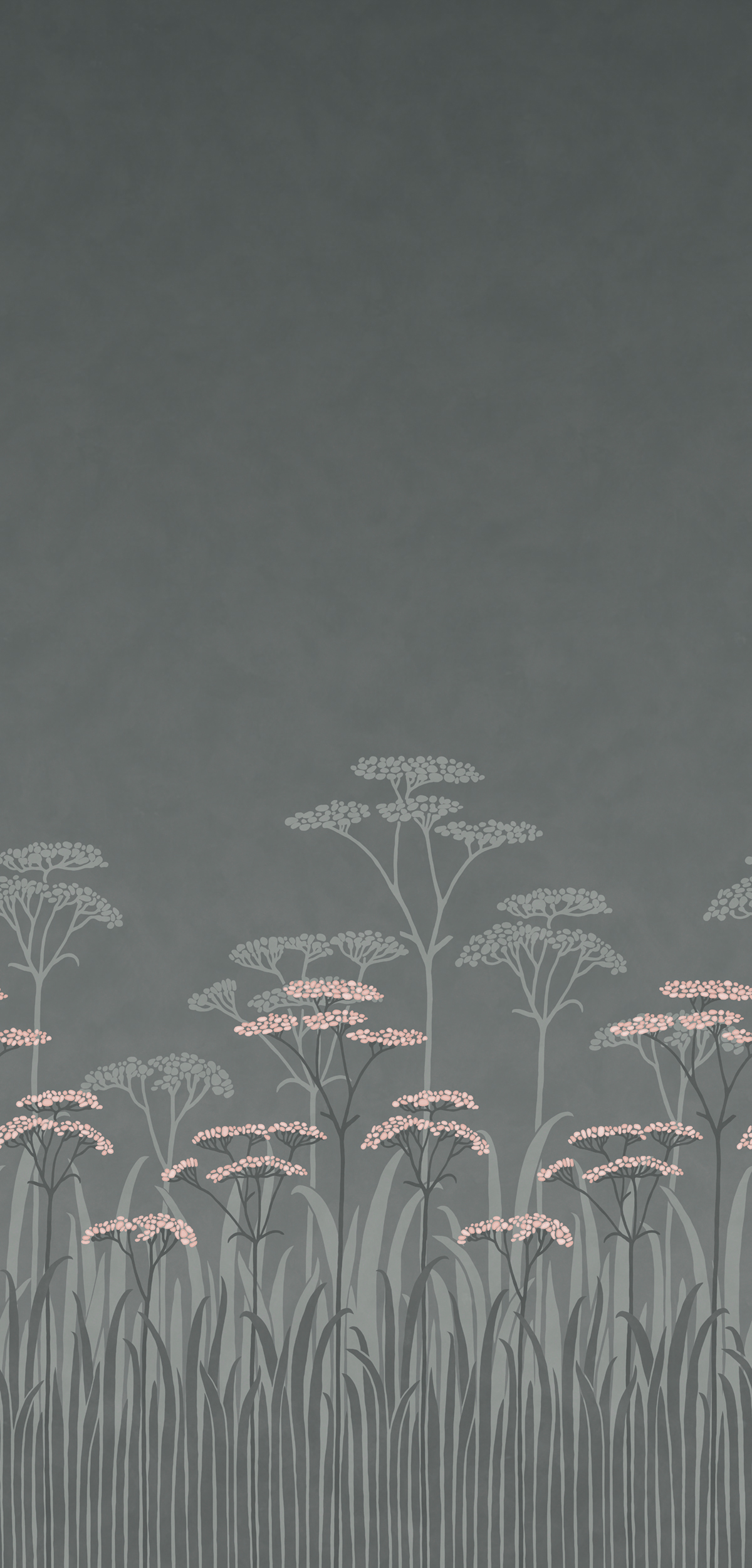 Papier peint panoramique nature Achillea Twilight - National Trust Papers de Little Greene | Réf. 0245ACTWILI