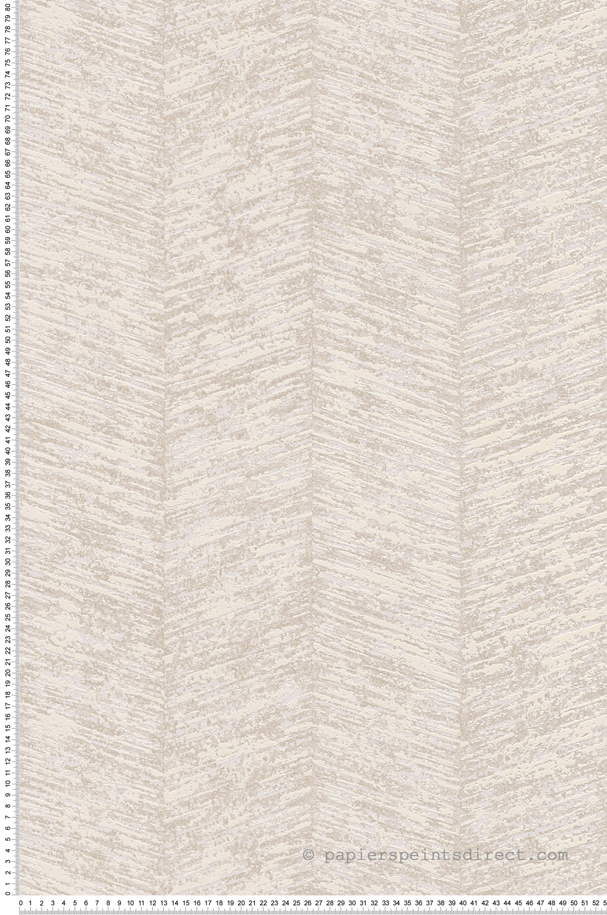 Papier peint Chevron Ethnique blanc et grège - My Home My Spa d'A.S. Création | Réf. SP15870