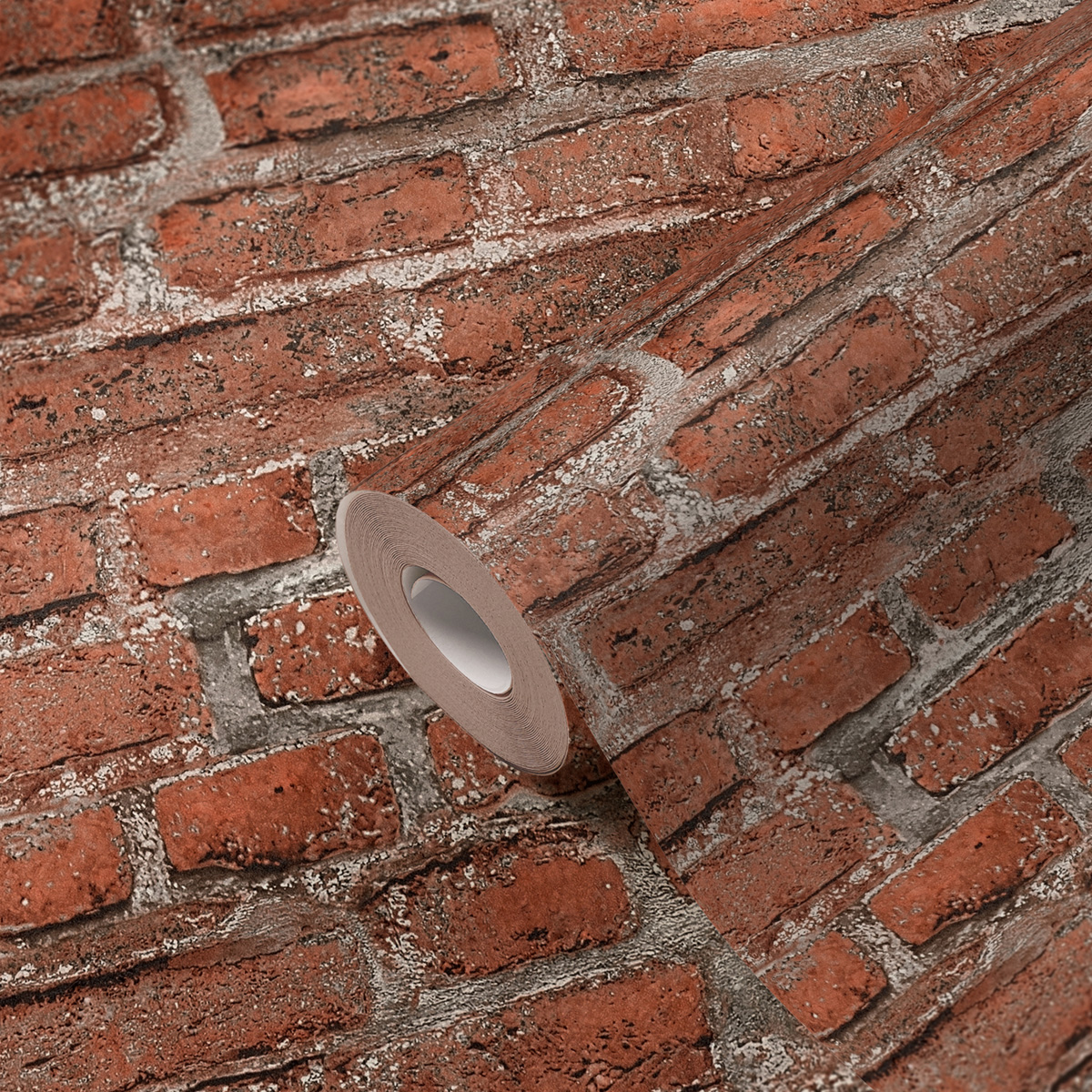 Papier peint Brique rouge - Elements 2 d'A.S. Création ROLLZ | Réf. AS-361392