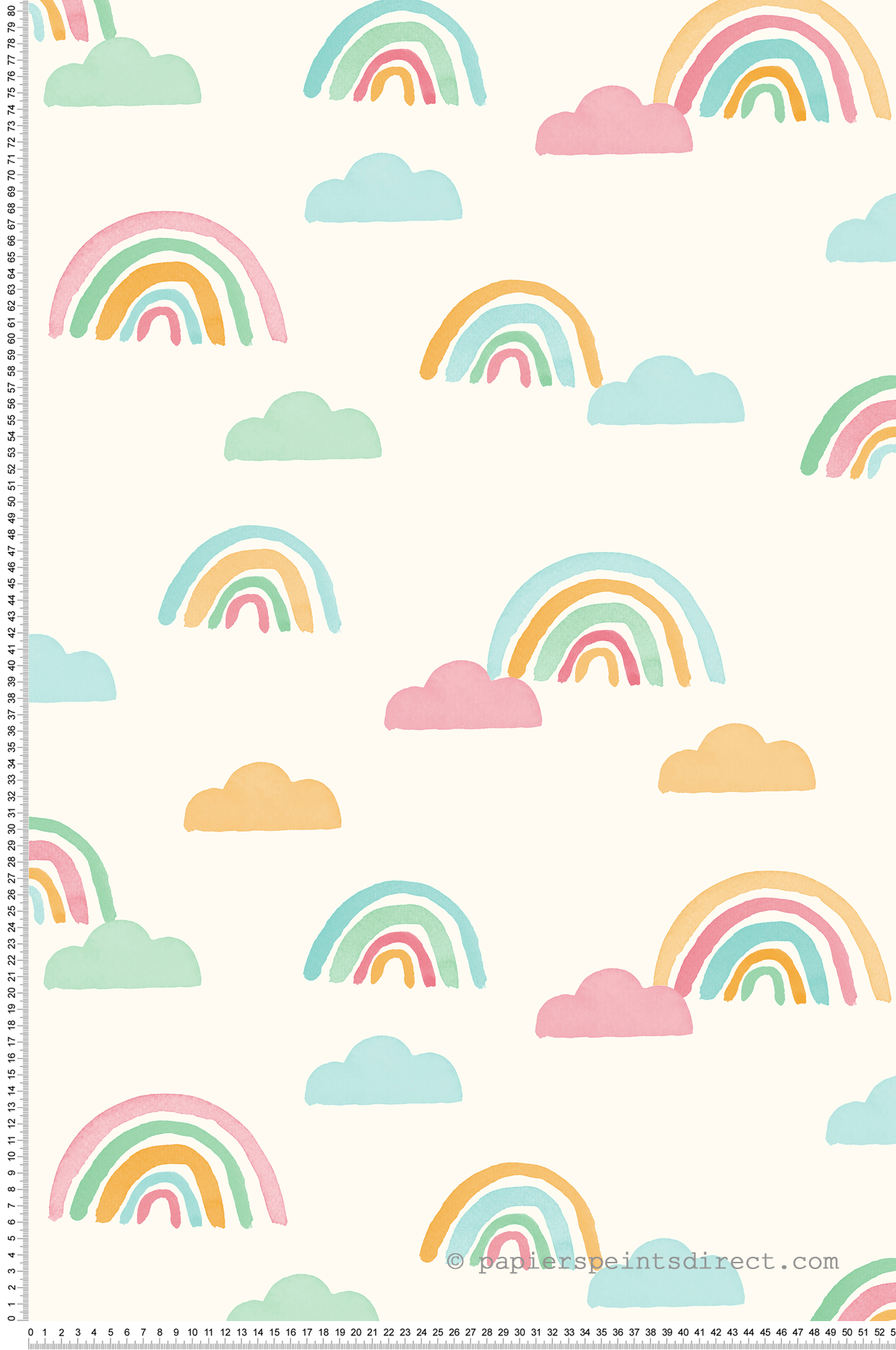Papier peint Arc en Ciel multicolore - Imagine de Lutèce | Réf. LTC-DL27562