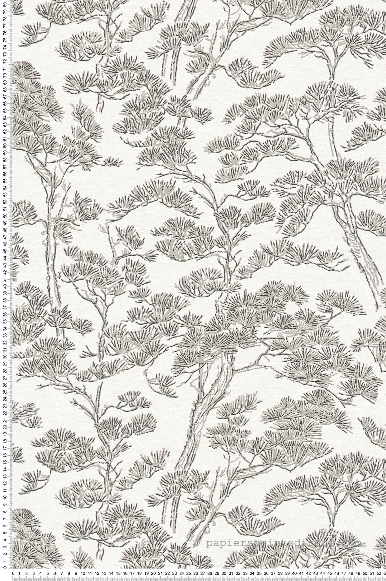 Papier peint Japonais Naturel Pins gris - Vibes & Styles d'A.S. Création | Réf. AS-790015