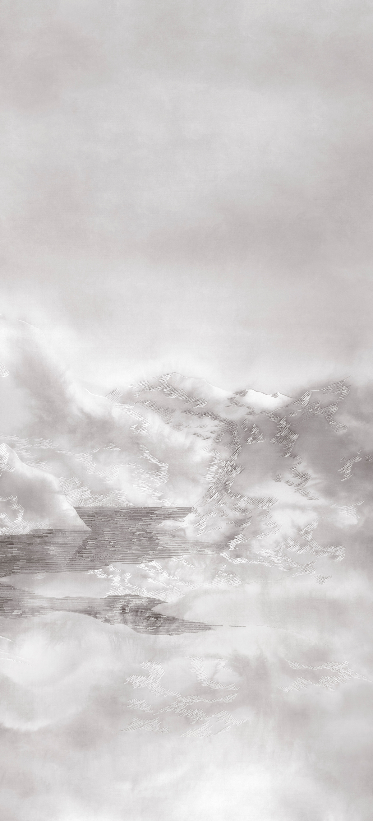 Papier peint panoramique Montagne Reflets d'Ossau Brun B - 4/5/6 - Isidore Leroy