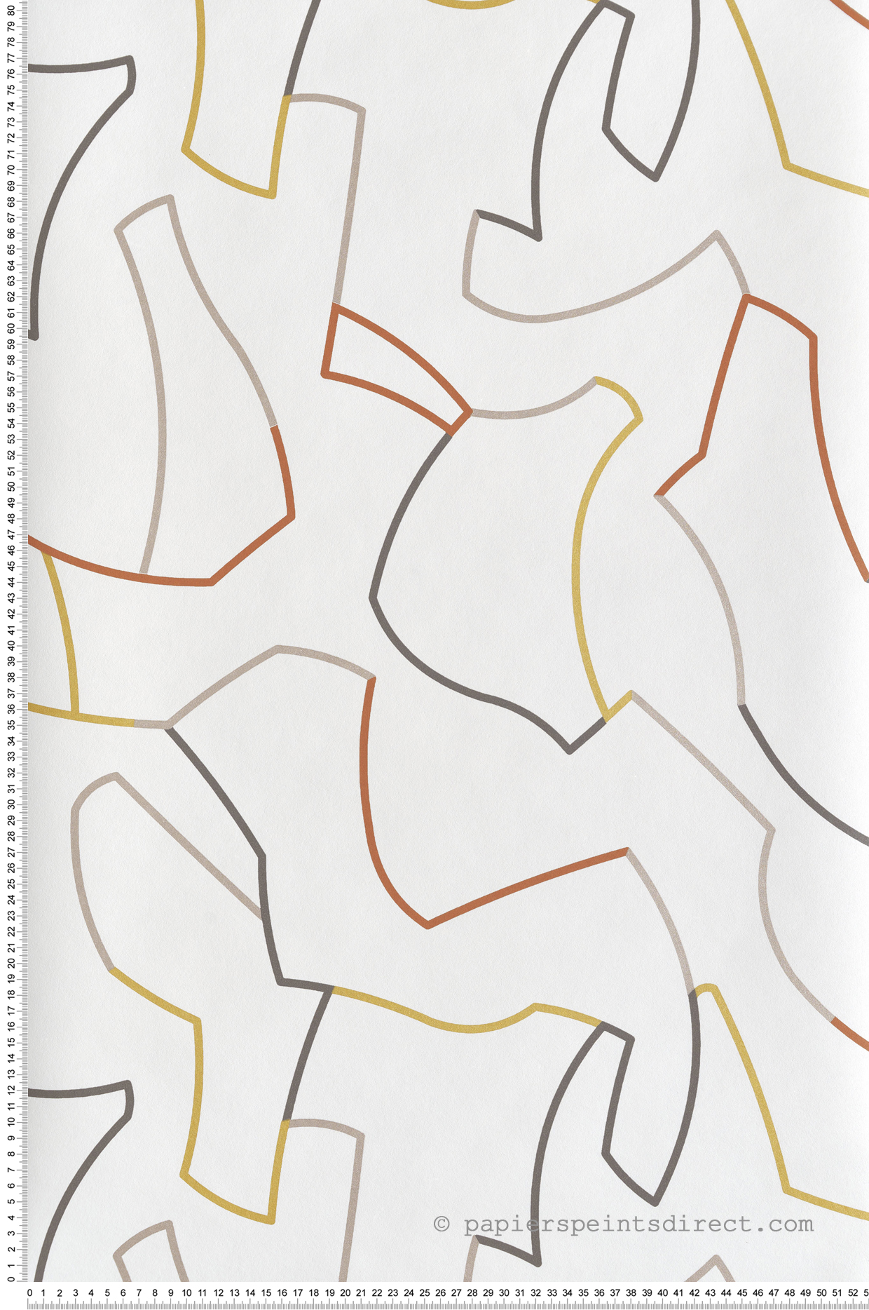 Papier peint Puzzle Maze multicouleurs - Color Game de Casadéco | Réf. GAME200611212