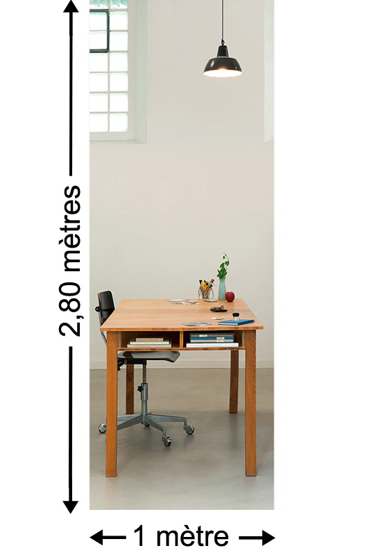 Think about it - Papier peint lé unique