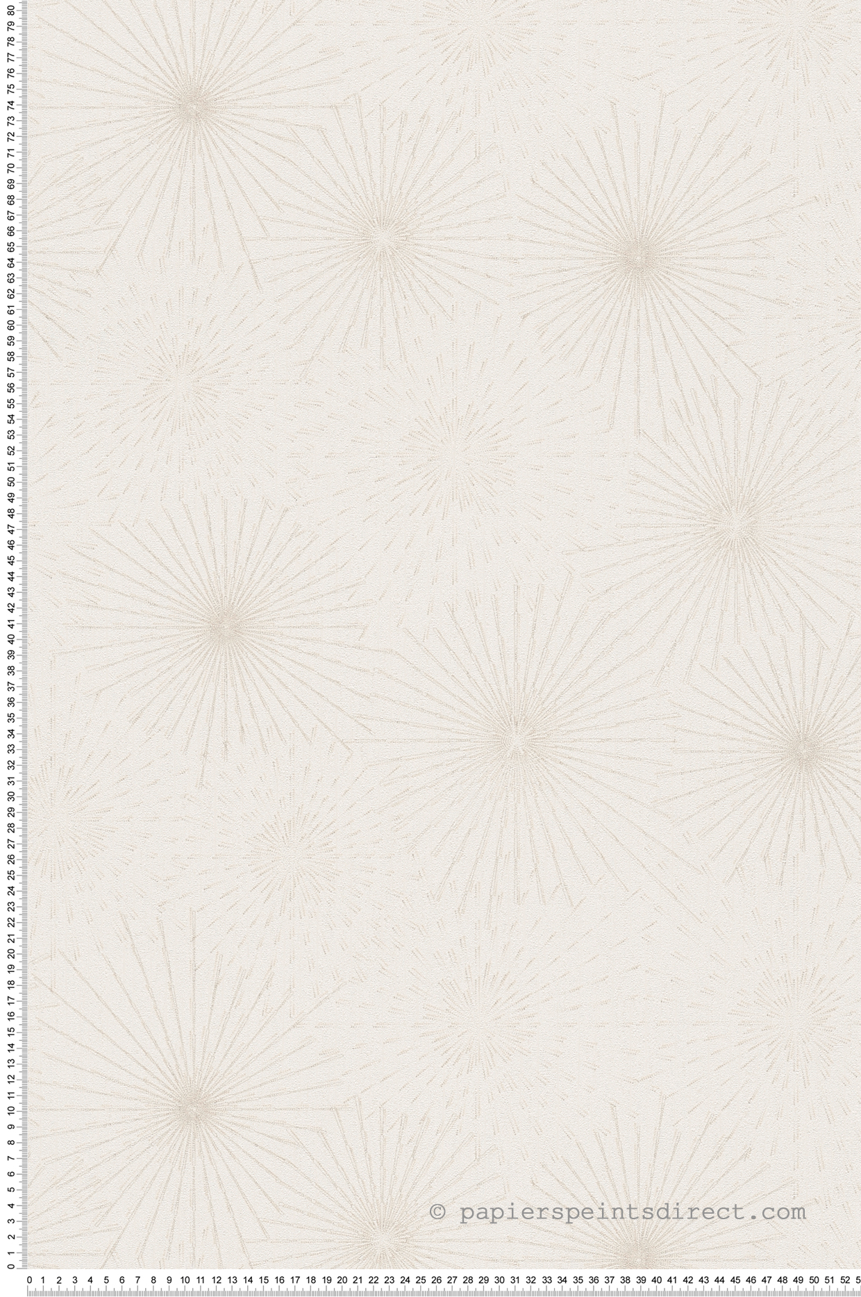 Papier peint Etoile d'Artifice Stars blanc argenté - The BOS d'A.S. Création | Réf. AS-388184