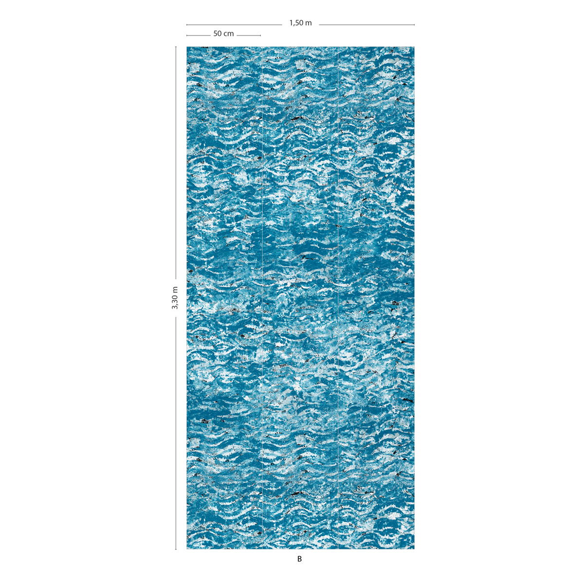 Papier peint panoramique Aqua Mediterannée B 4/5/6 - Isidore Leroy