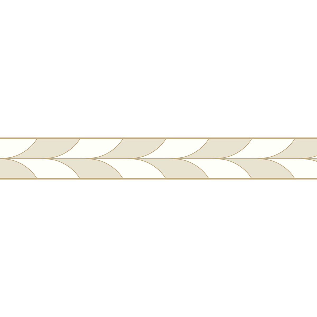 Galon Art Déco La Festive beige - Années Folles de Casadéco | Réf. ANFO201101326