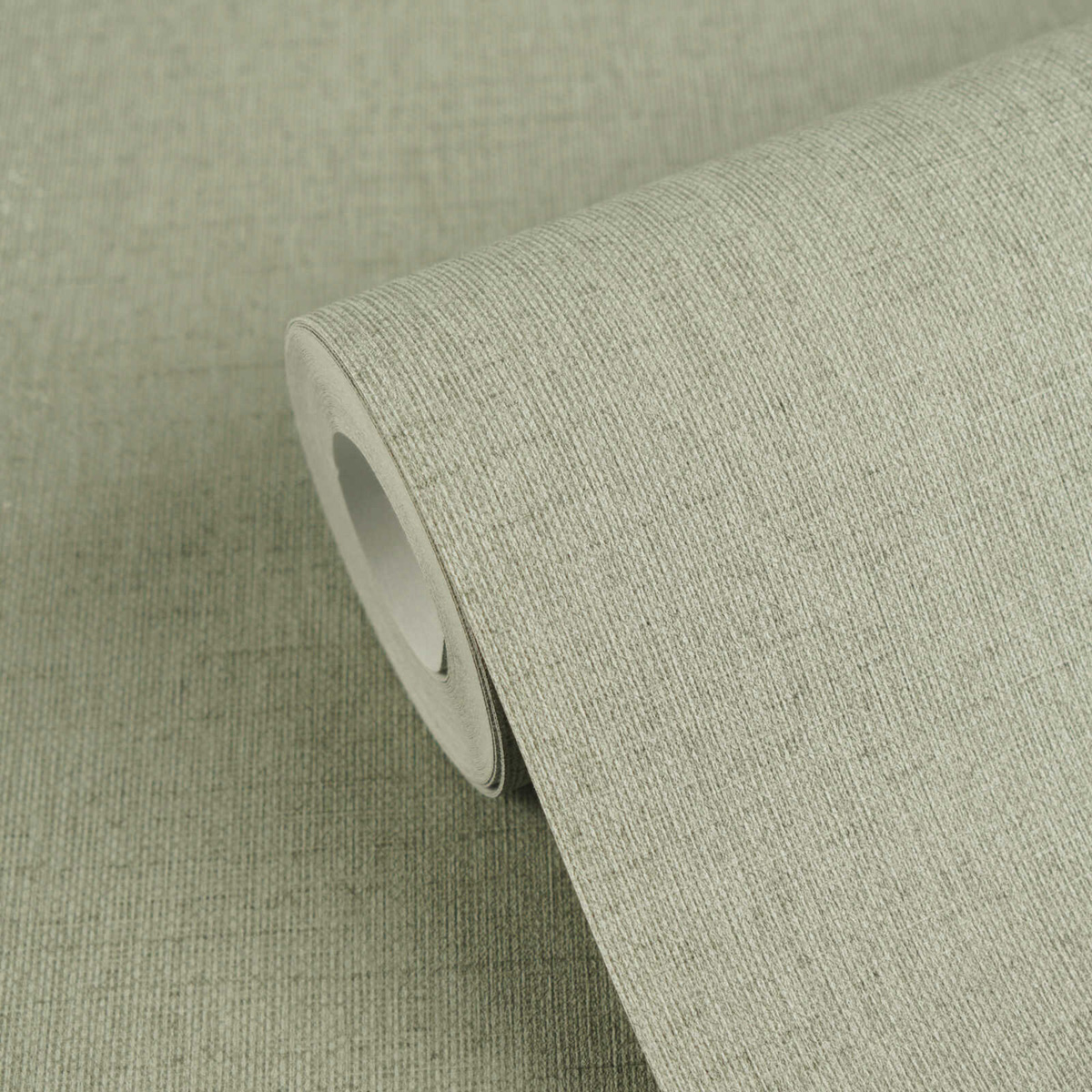 Papier peint Faux Uni Textile vert - Vibes & Styles d'A.S. Création AMB6| Réf. AS-792023