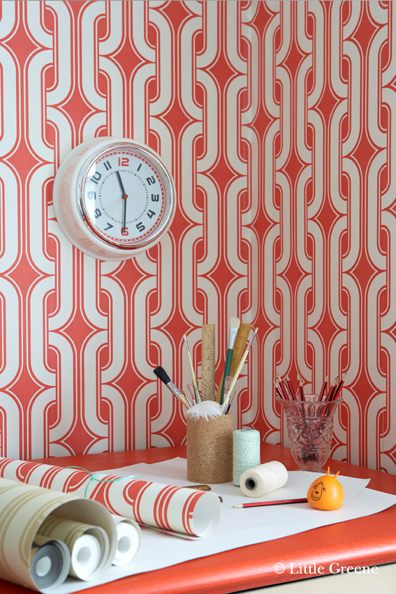 Lavaliers Atomic - Papier peint Retrospective Papers de Little Greene