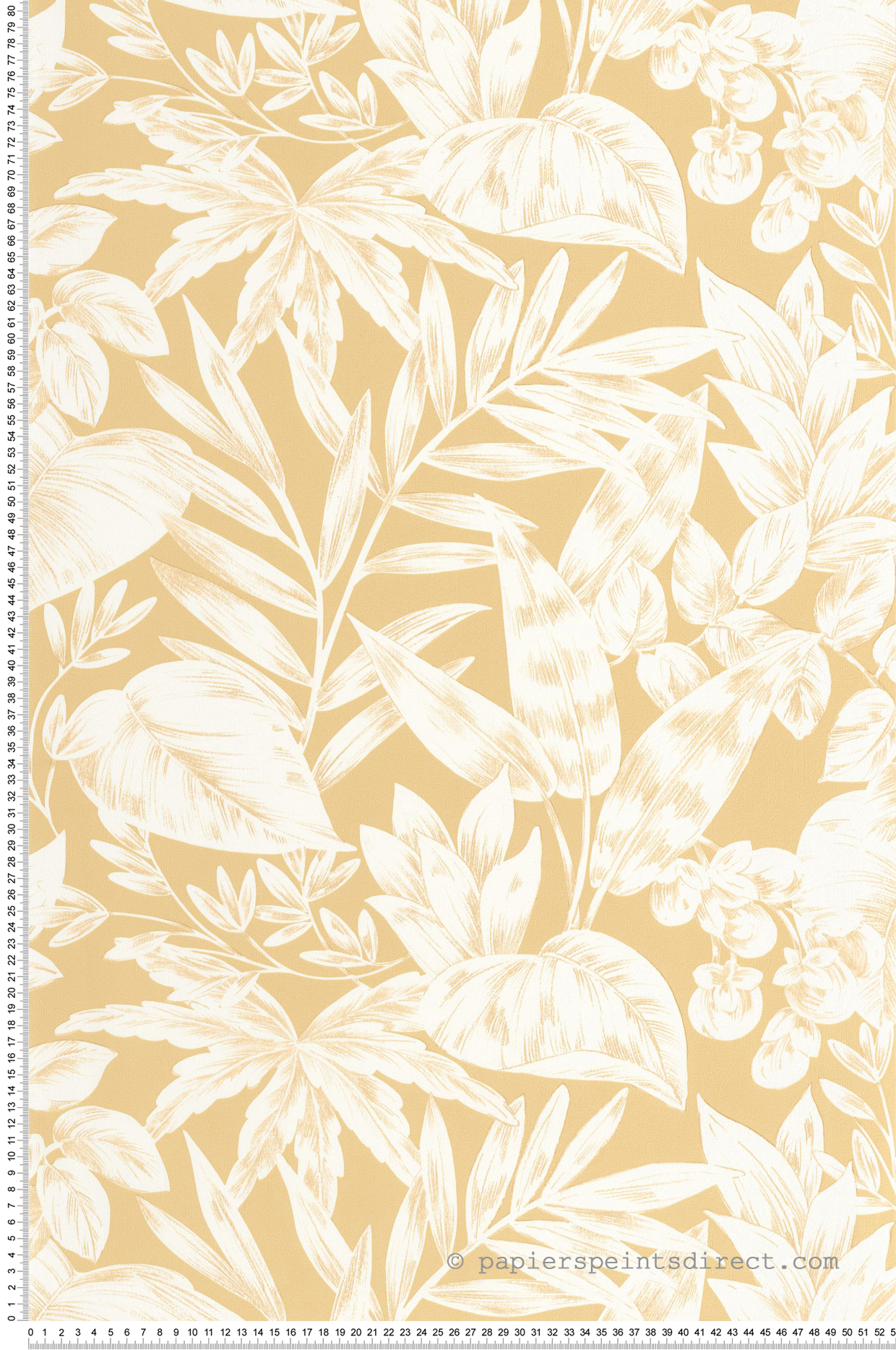 Papier peint Feuille Jungle Kalea ocre - Elea de Casélio | Réf. ELEA107362010