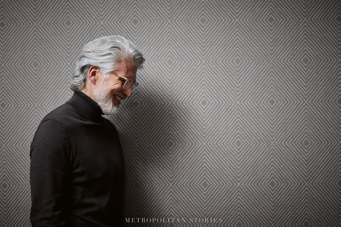 Papier peint Géométrique gris foncé - Metropolitan Stories d'AS Création AMB 2 | Réf. SP14692