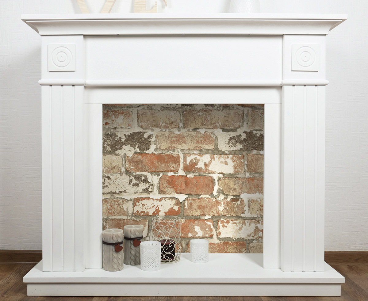 Papier peint adhésif Brique rouge terracotta - Les Adhésifs de Lutèce AMB4| Réf. LTC-NW32301