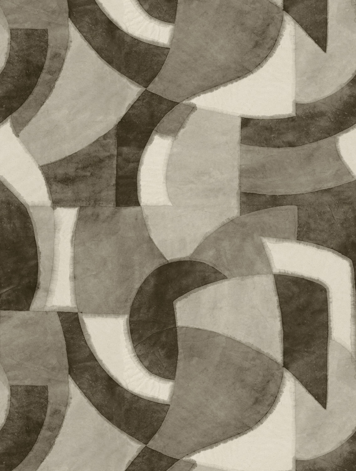 Papier peint panoramique Graphique Rêves de Papier M anthracite 212X280 - Papercraft de Casadéco | Réf. PAPC89699703