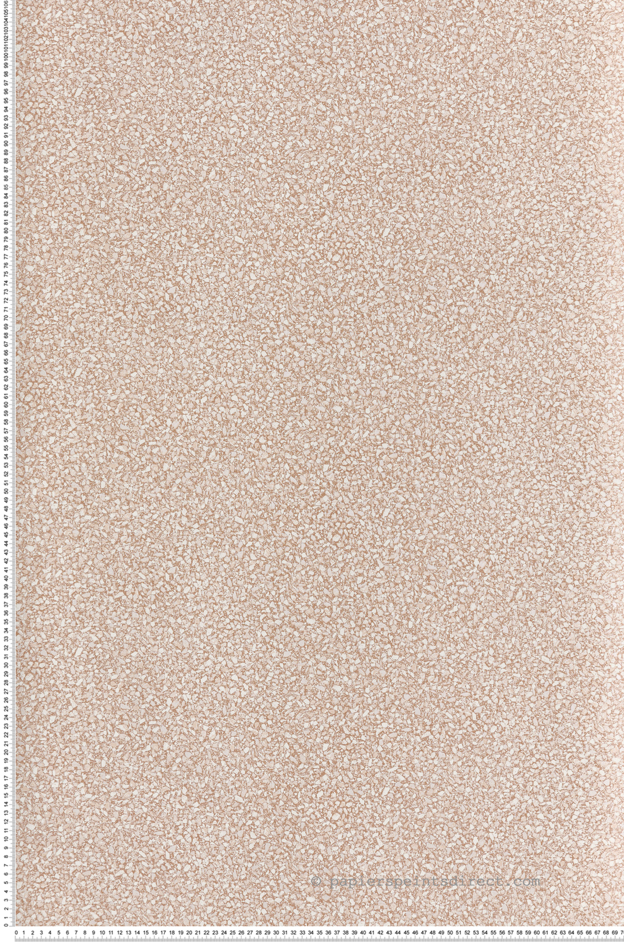 Papier peint Terrazzo Vintage Terraco rose métallisé - Rock de Masureel | Réf. MAS-ROC001