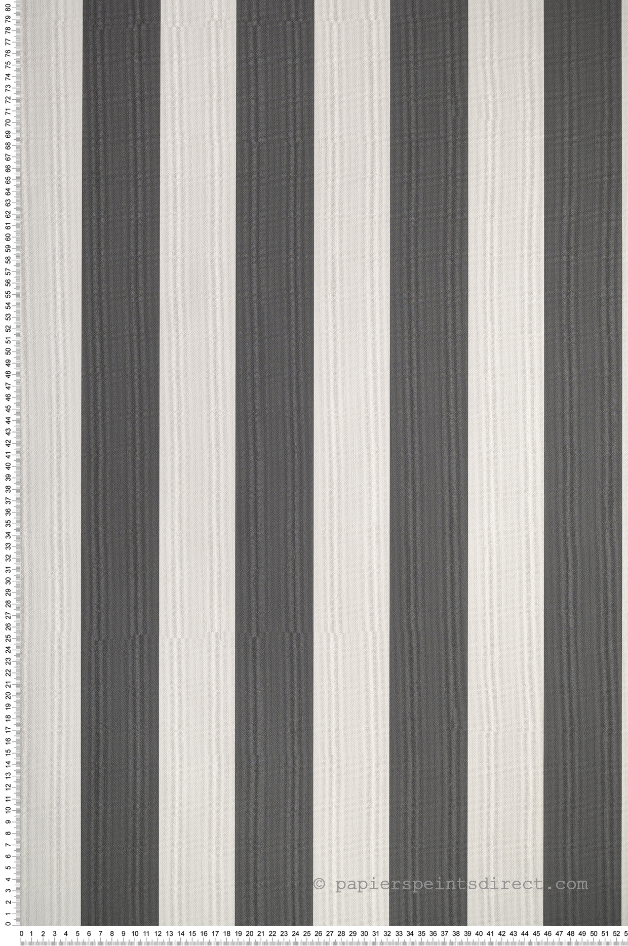 Papier peint Petite Rayure Baltic charbon - Les Rayures de Casadéco | Réf. RAYS29259984