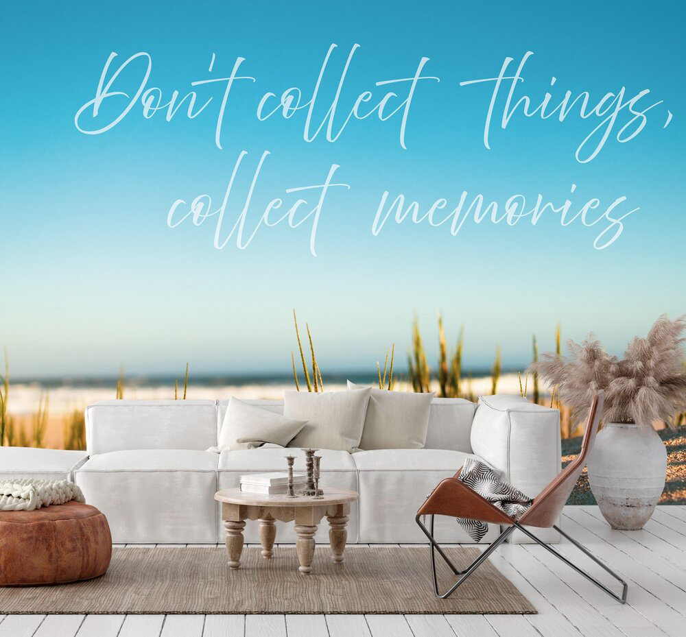 Papier peint panoramique Plage Collect Memories - Wall Love d'A.S. Création | Réf. DD129612