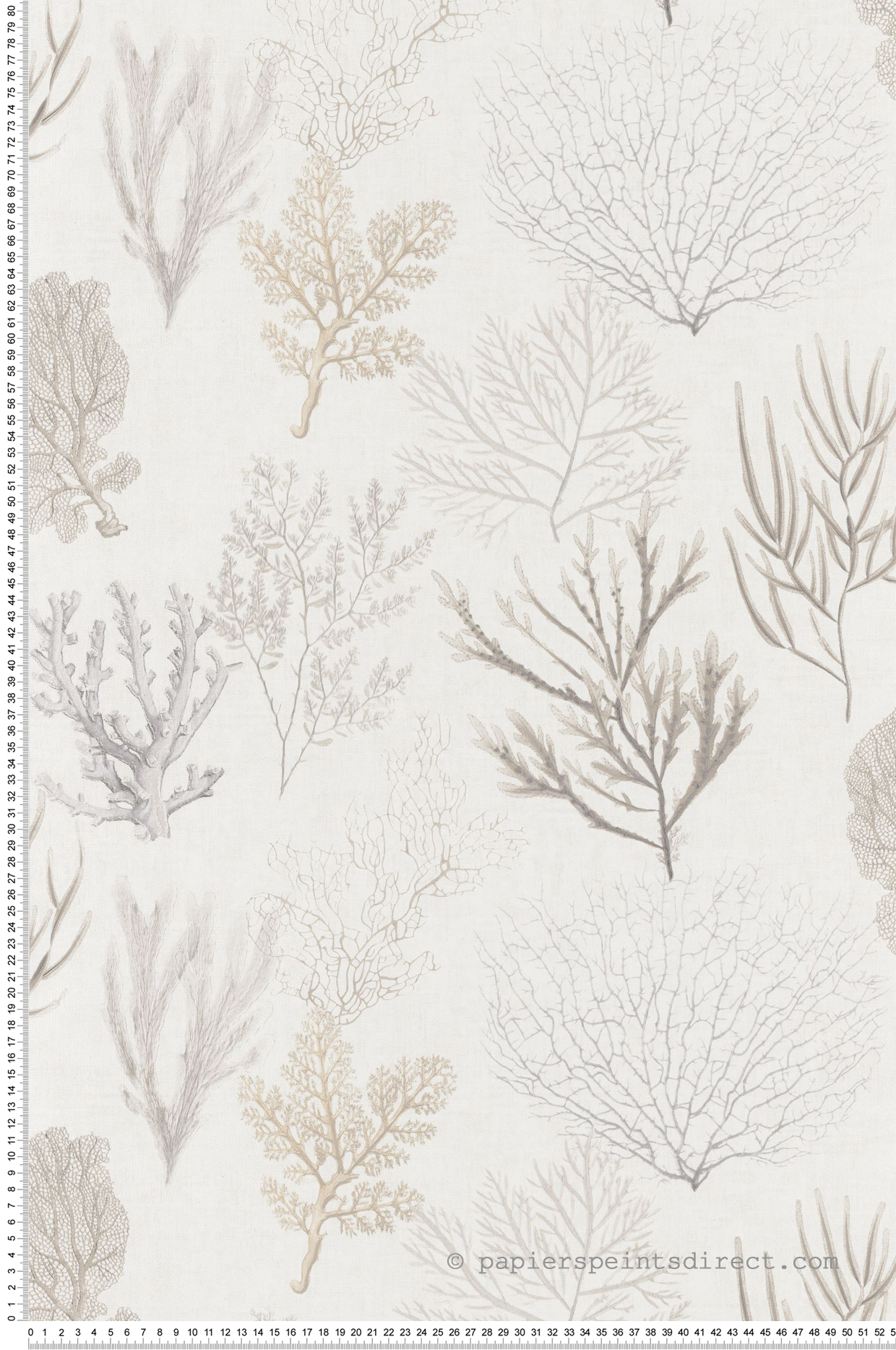 Papier peint Marin Corail beige - Seaside de Casadéco | Réf. SEAS83971120