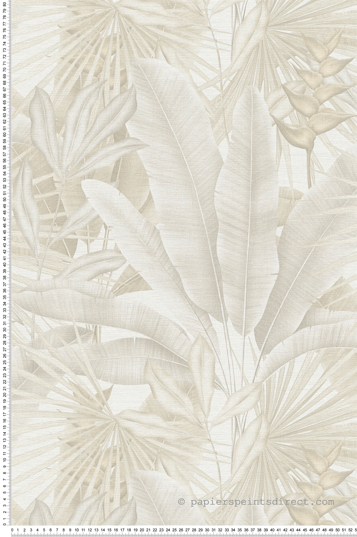 Papier peint Feuillage Jungle Amazonienne beige - Stories of Life d'A.S. Création | Réf. AS-396474