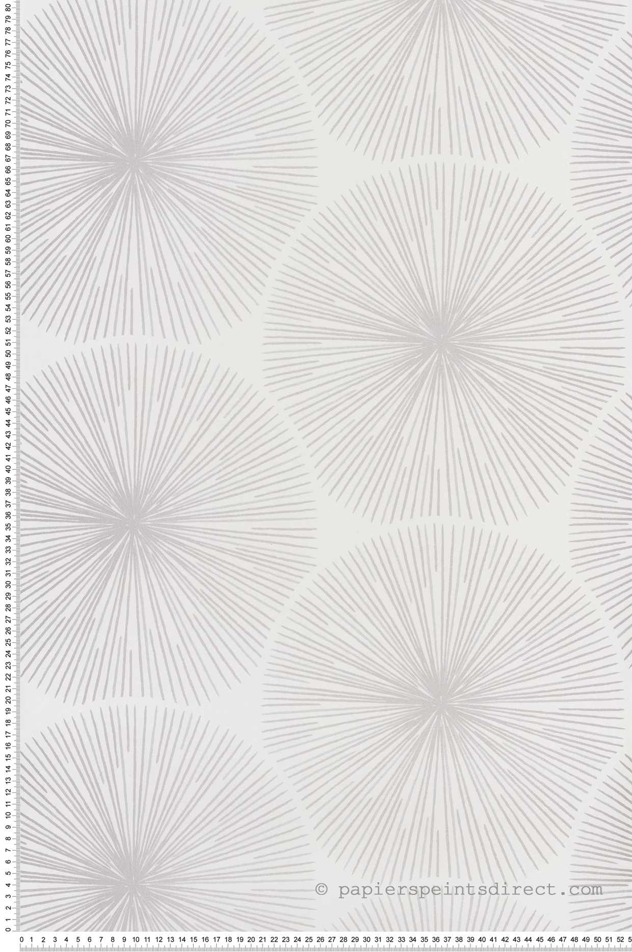 Papier Peint Oursin grège-blanc - Helsinki de Casadéco | Réf. HELS82040124