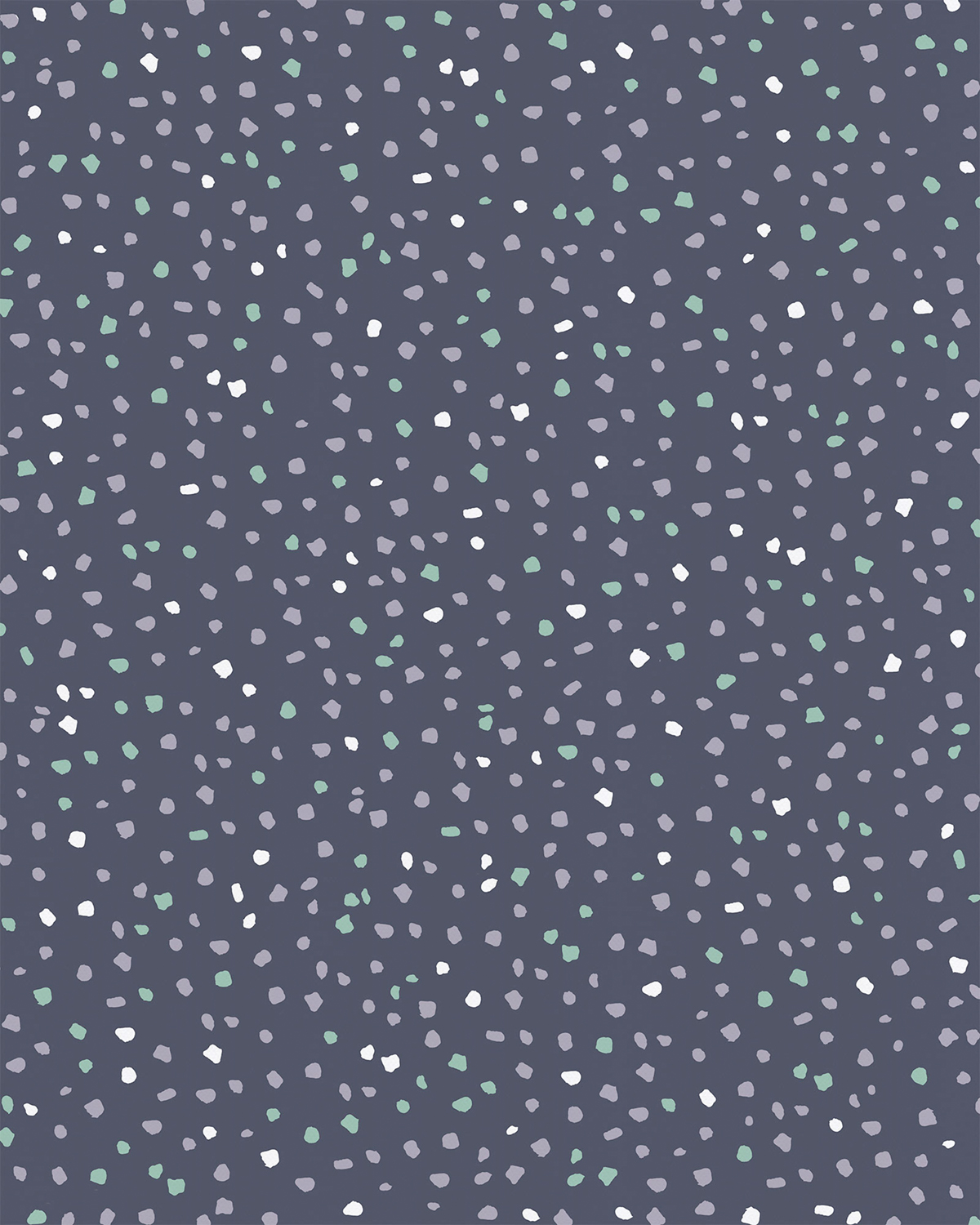 Papier peint panoramique Taches Dotty Dance violet vert - Papier Peint Komar Infinity 2