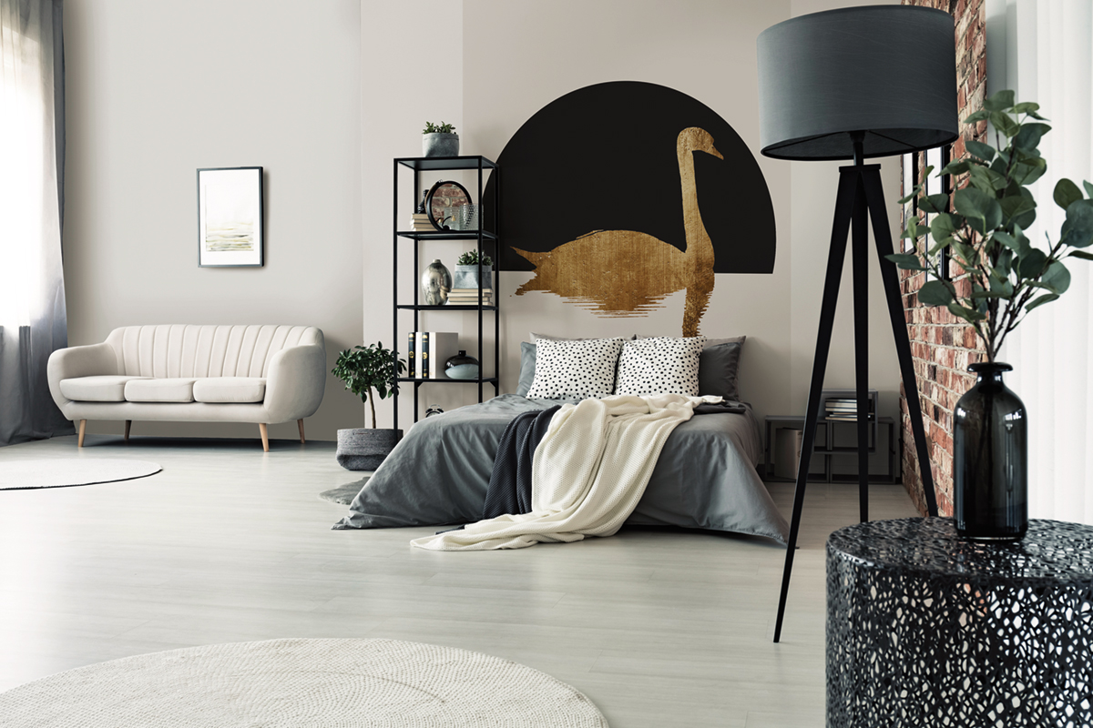 Papier peint panoramique Cygne The Swan 1 - Référence DD119885 - Intissé 200g/m2 - Standard 200 x 280