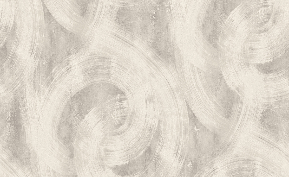 Papier peint panoramique Cercles Contemporain Charly gris clair - A, B, C et D H260 - Wall Designs IV de Masureel | Réf. MAS-DG4CHA101X-260