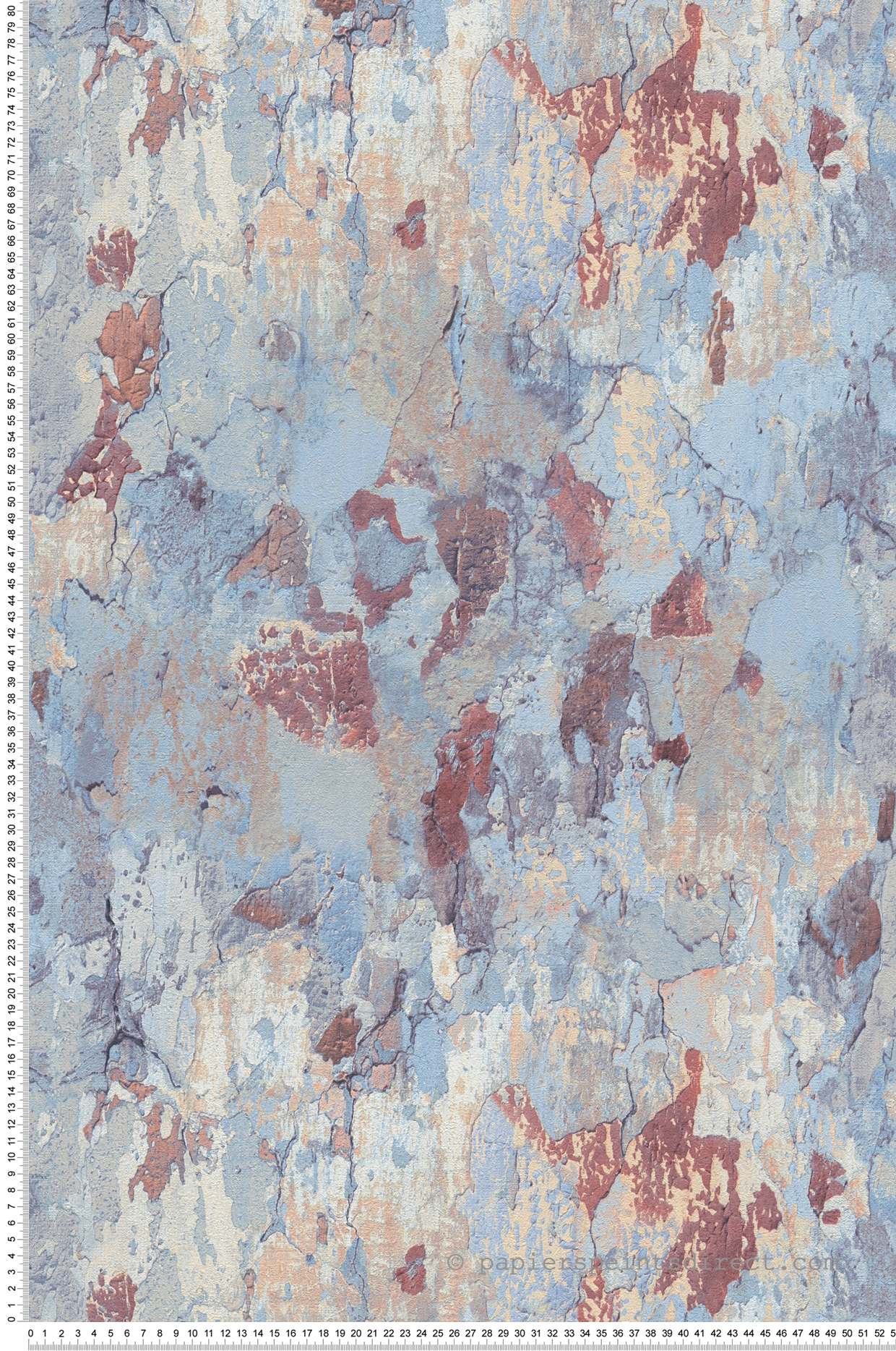 Papier peint Industriel Vieux Mur bleu - Metropolitan Stories 2 d'AS Création | Réf. SP15579