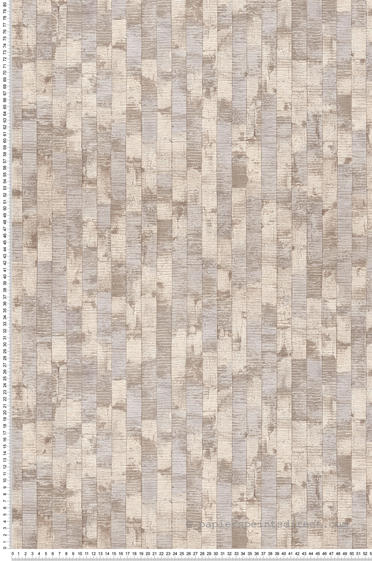 Papier peint Bois Lames Patiné grège argenté - Vibes & Styles d'A.S. Création | Réf. AS-790081
