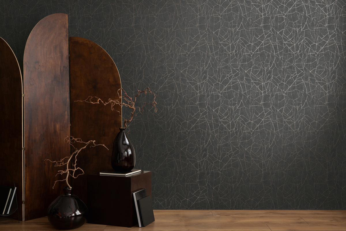 Papier peint Contemporain Artefact noir doré - French Affair d'A.S. Création AMB3 | Réf. AS-399344