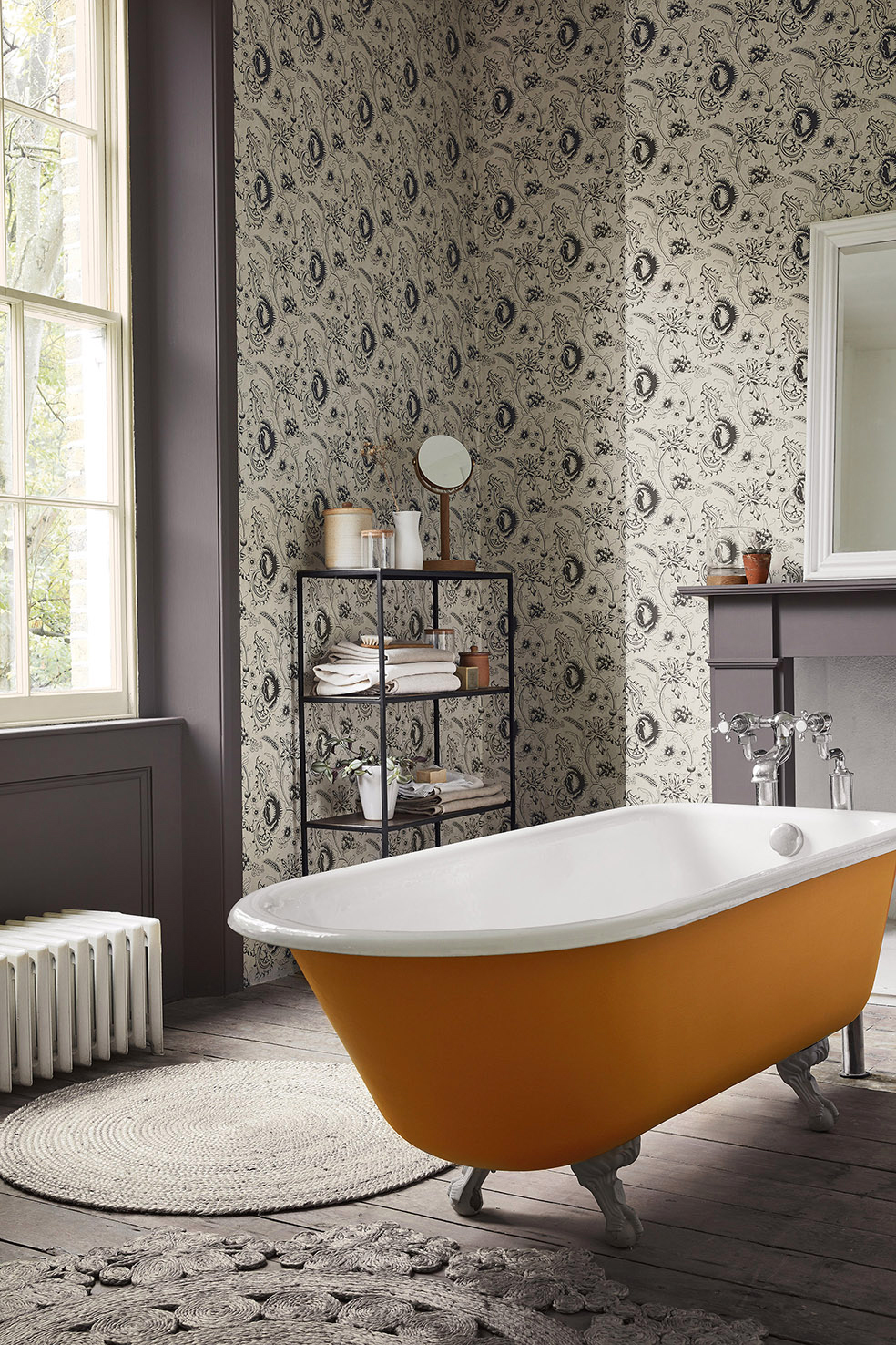Woodblock Mono Knightsbridge - Collection Archive Trails 2 de Little Greene