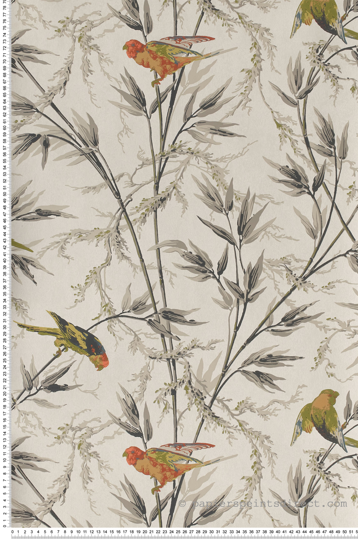 Great Ormond St. gris - Papier peint London Wallpapers IV de Little Greene