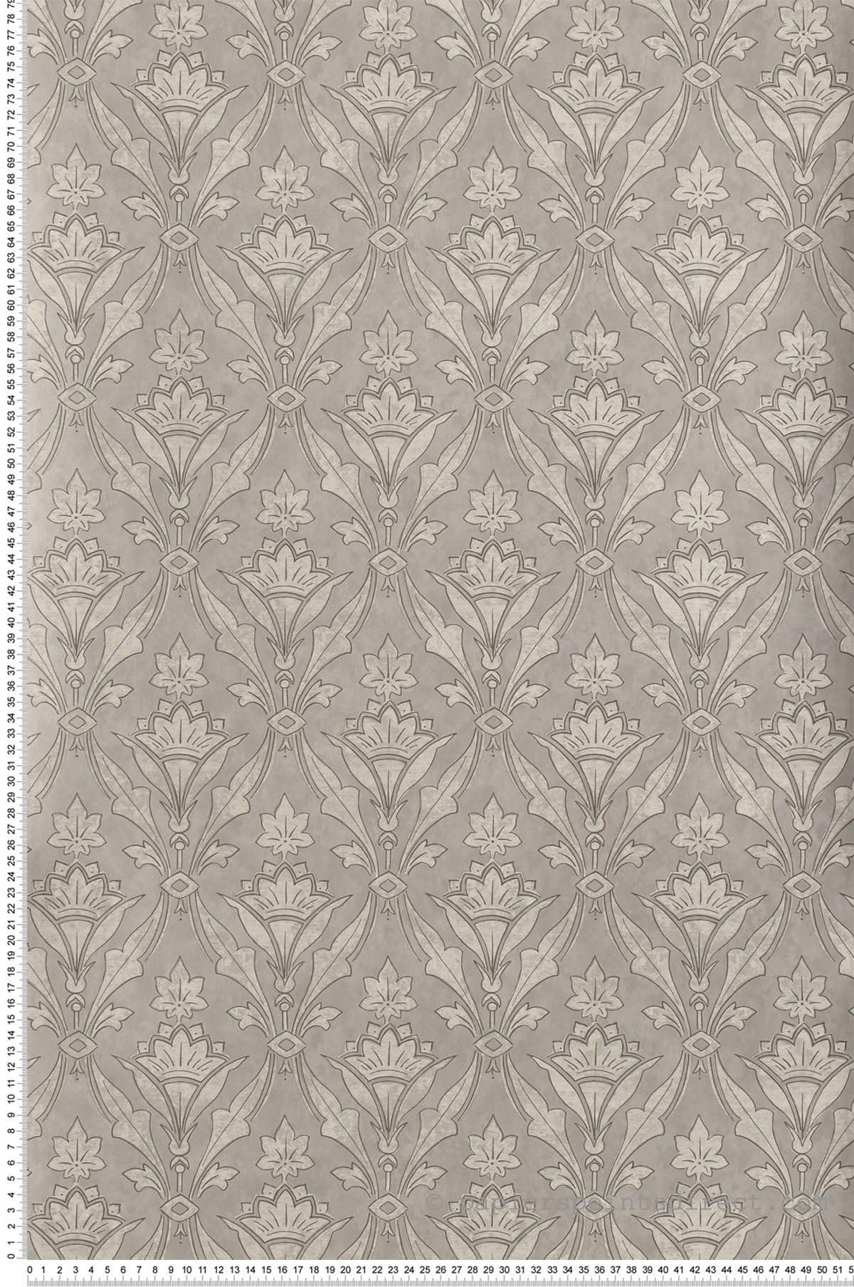 Borough High St. gris - Papier peint London Wallpapers IV de Little Greene