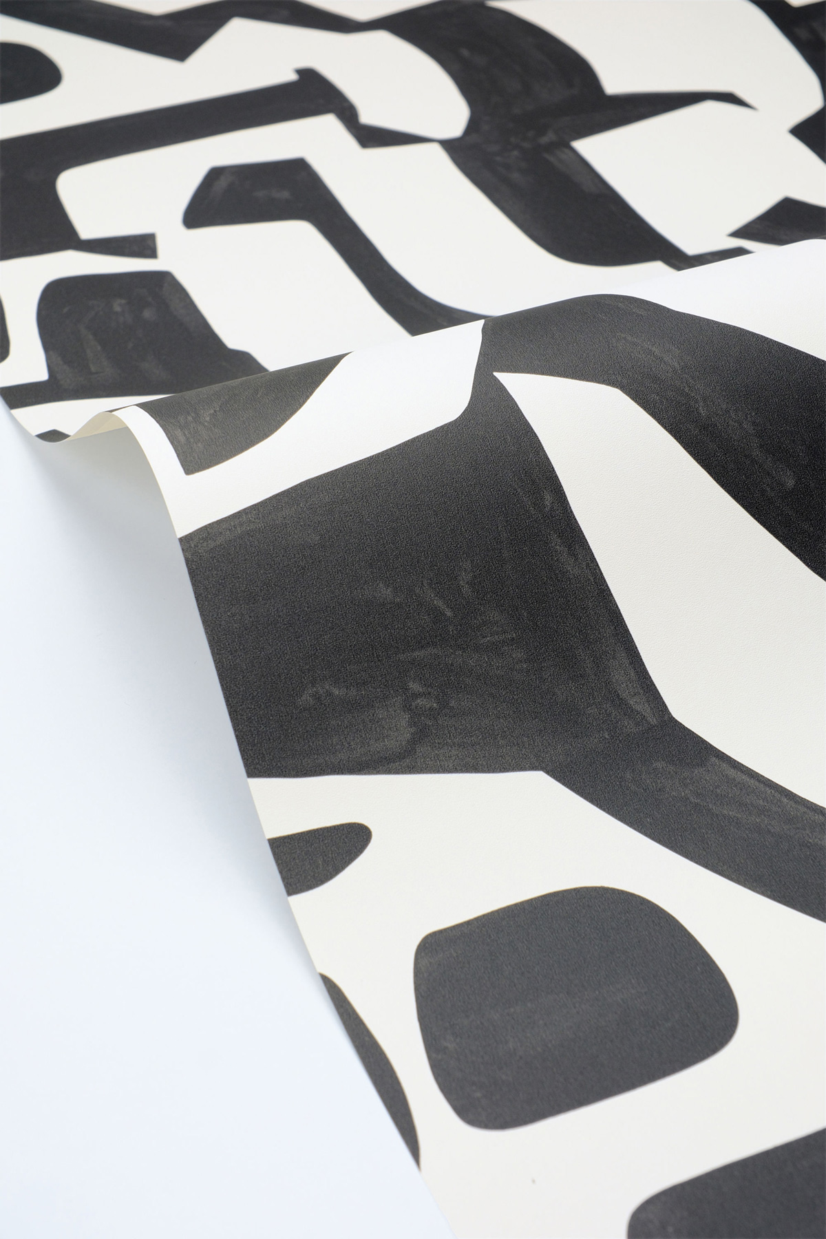 Papier peint Formes Broken Pattern noir et blanc - Moonlight 3 de Casélio ZOOM | Réf. MNL3107120908