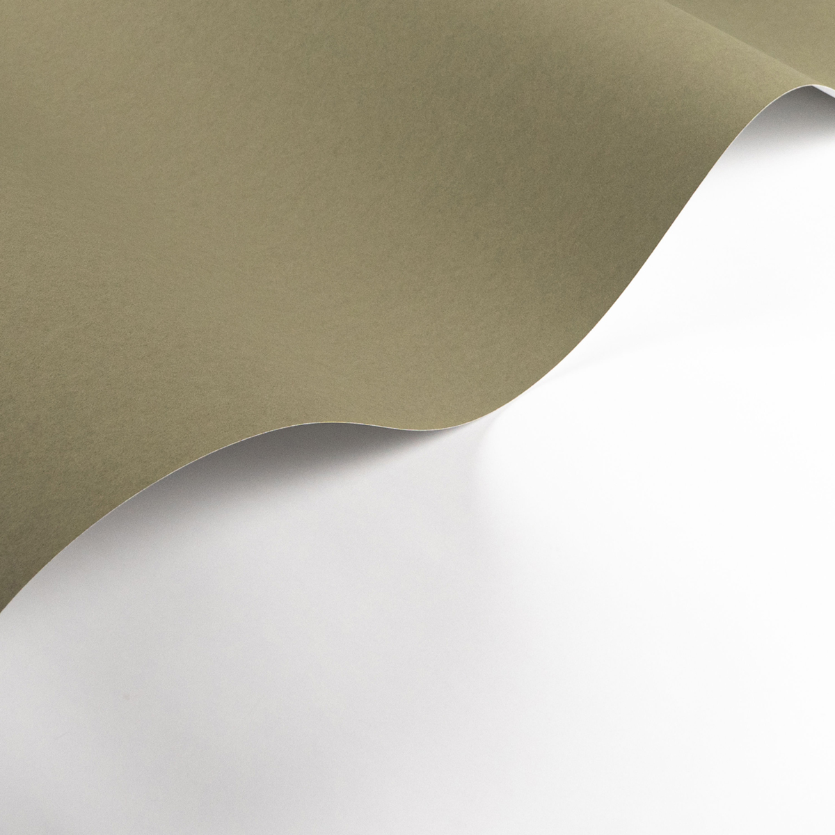 Papier peint Uni Pigments Buvard vert olive - Heritage de Casadéco | Réf. HETA200337606