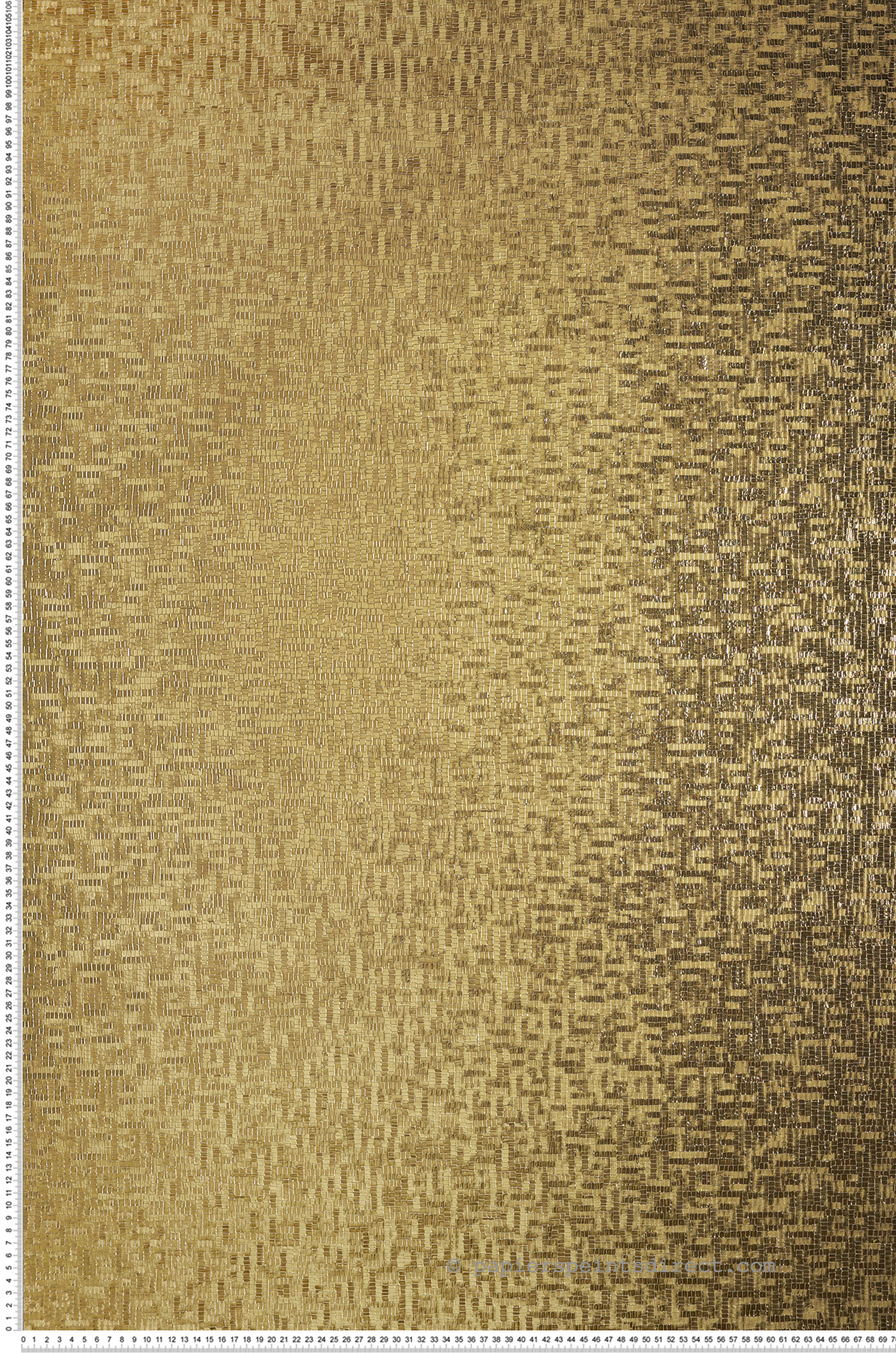 Papier peint Tissage Pyrite doré - Métal de Casamance | Réf. CAS-75750304
