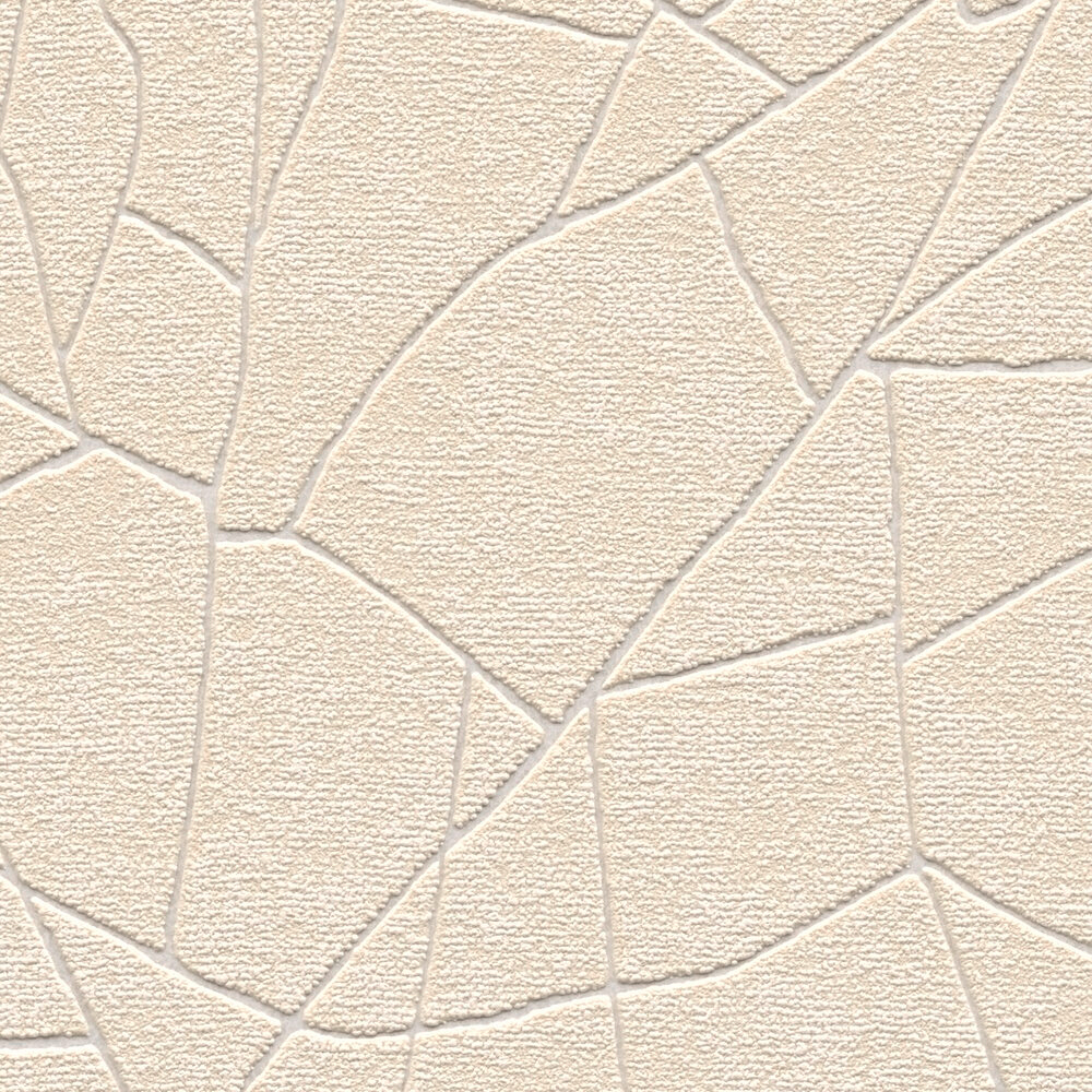 Papier peint Contemporain Artefact beige rosé - French Affair d'A.S. Création ZOOM | Réf. AS-399342