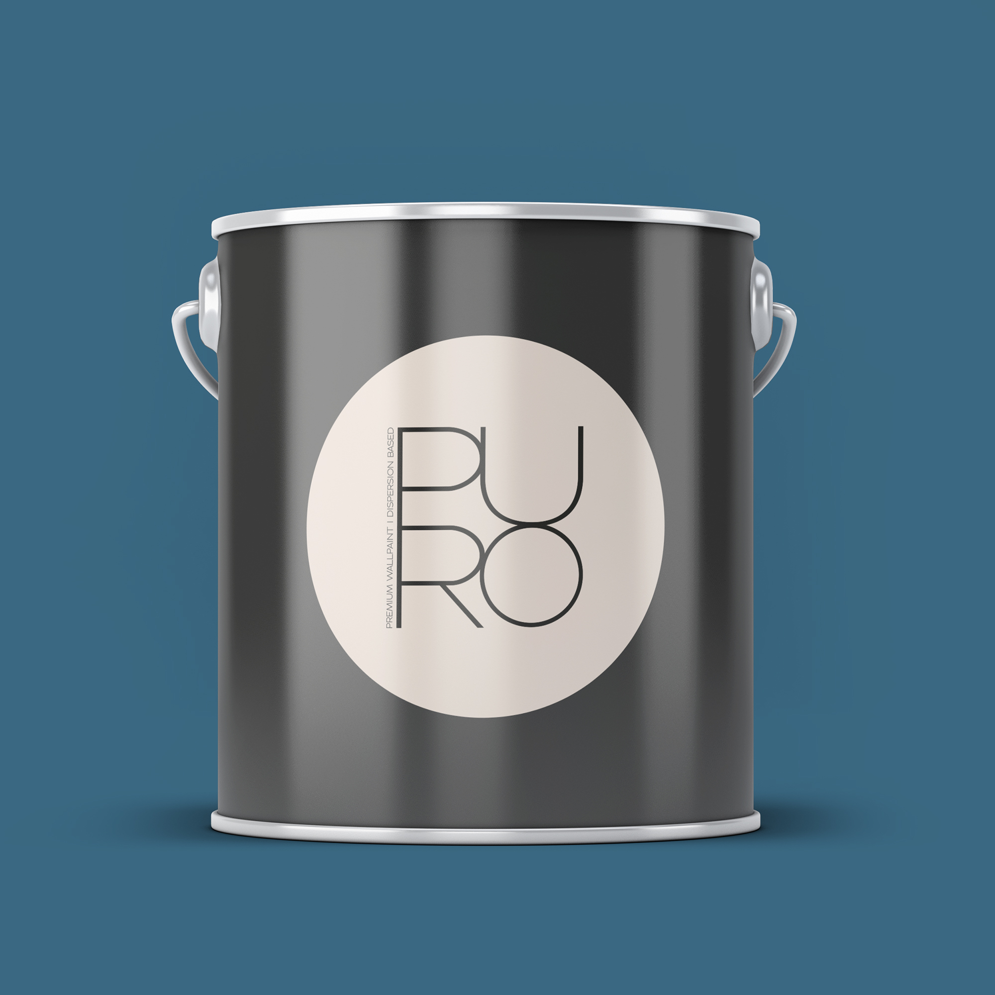 Image d'un pot de 5 litres de peinture Puro bleu ocean blue - c3004