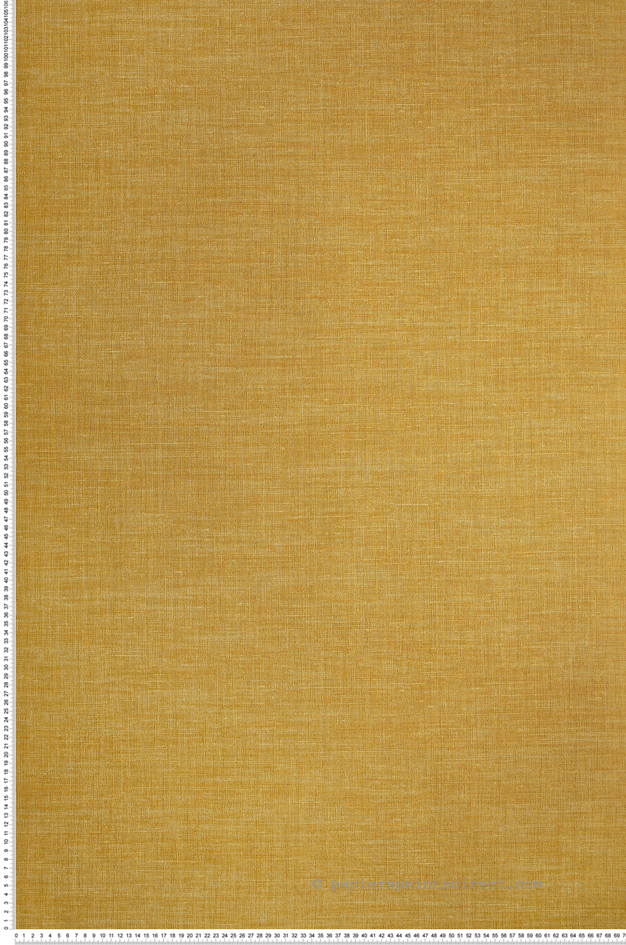 Papier peint Lin Shinok jaune curry - Le Lin 2 de Casamance | Réf. CAS-73815106