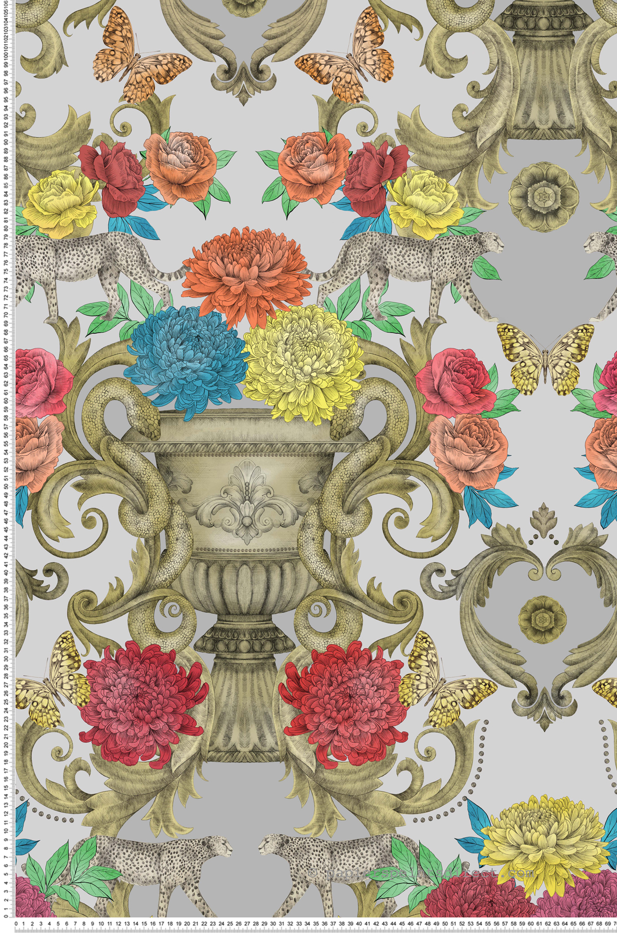 Papier peint Exotique Château gris - DayDreams & The Wallpaper Collection de Matthew Williamson | Réf. OSB-W7490-01